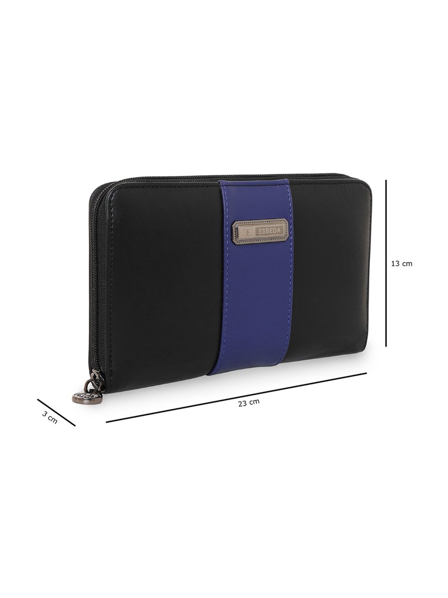 Louis Philippe Brown Casual Leather Money Clip Wallet for Men