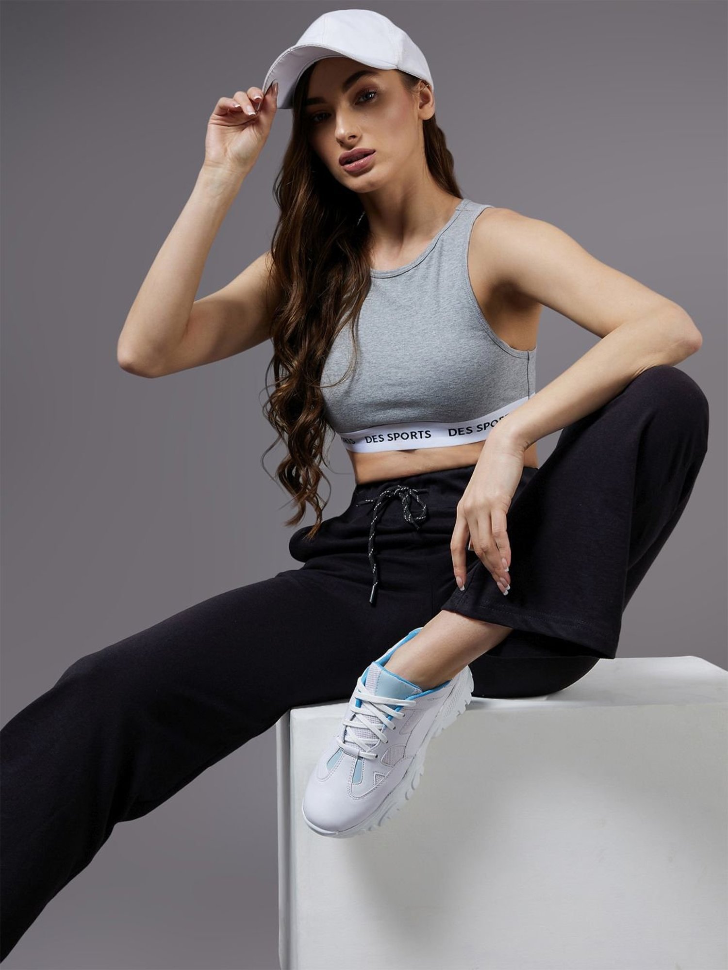 Miss Chase Black Relaxed Fit Track Pants