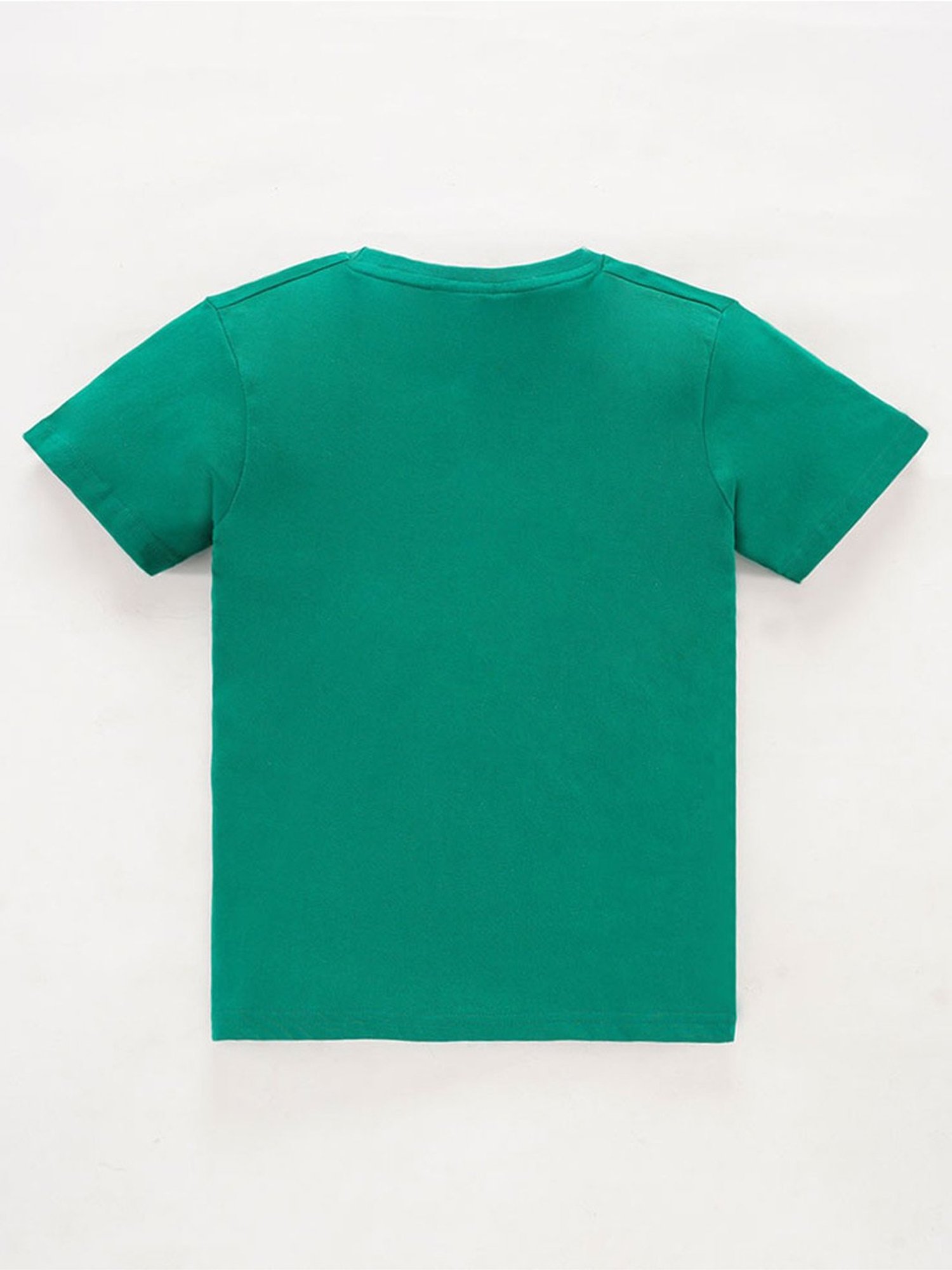 Edheads Kids Teal Blue Cotton Printed T-Shirt