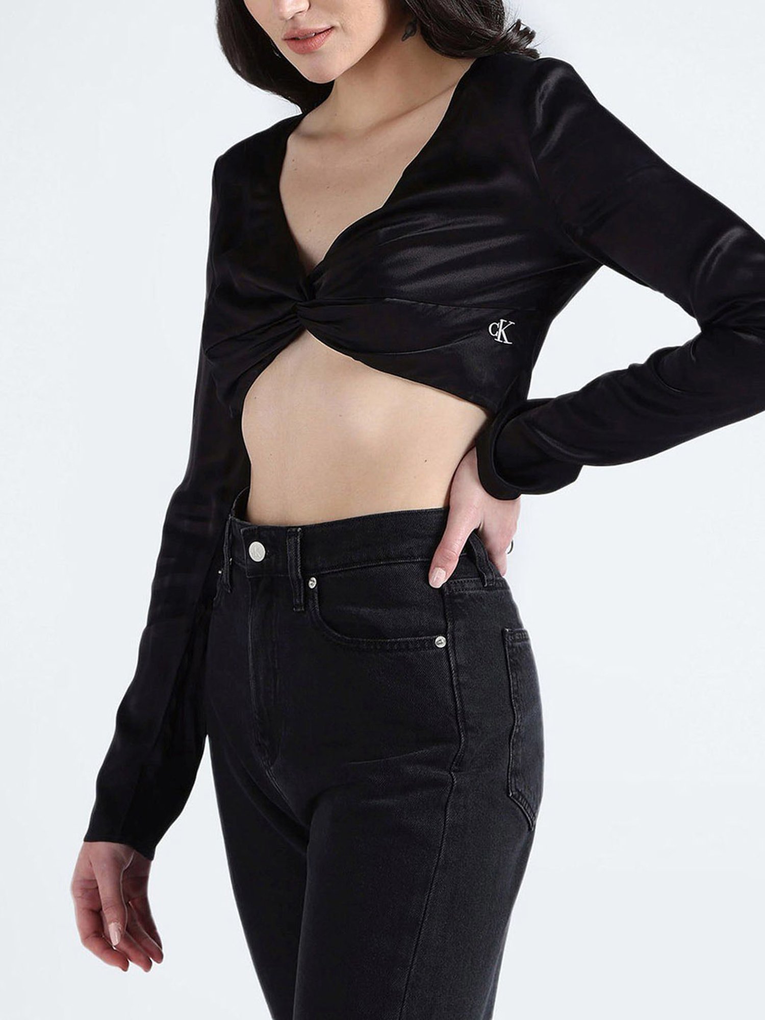Calvin Klein Black Regular Fit Top