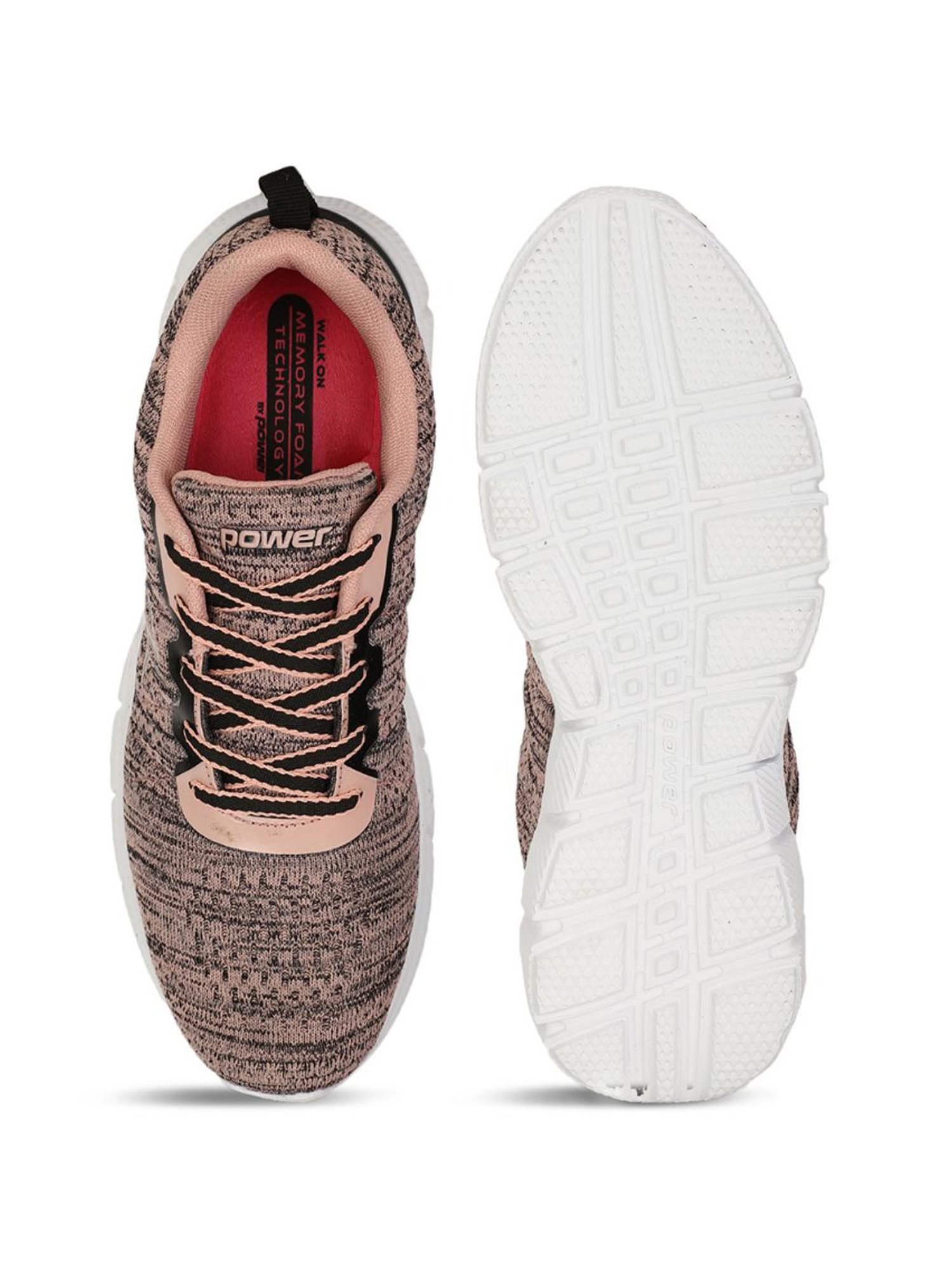 Power by Bata Women's Brown Walking Shoes