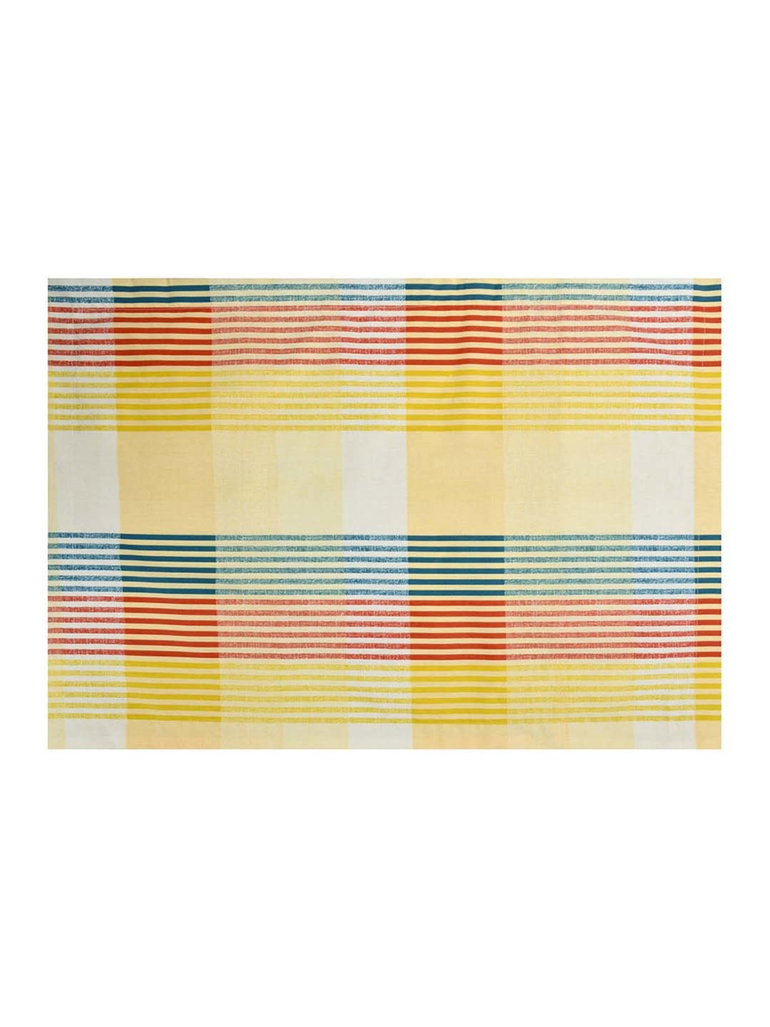 @Home Arias Multicolor 225 TC Cotton Satin Single Bedsheet with 1 Pillow Cover