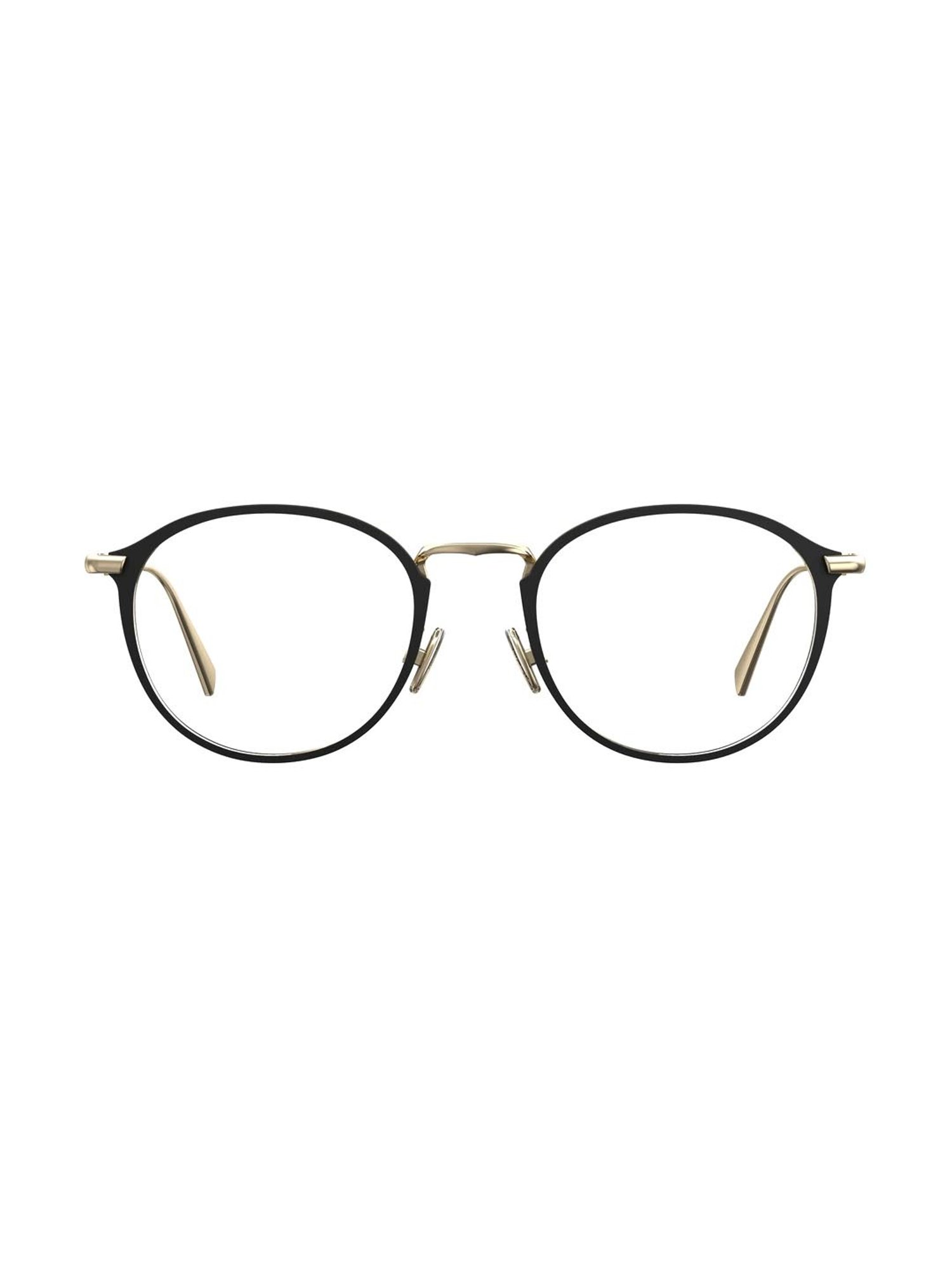 Levi's Black Oval Eye Frames for Men
