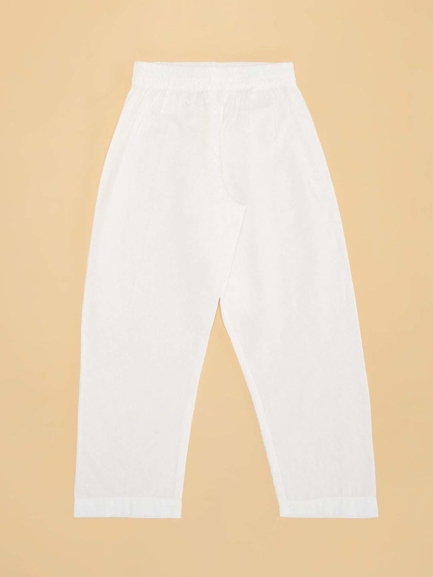 Indus Route by Pantaloons Boys Desert Sage Printed Full Sleeves Kurta Sets