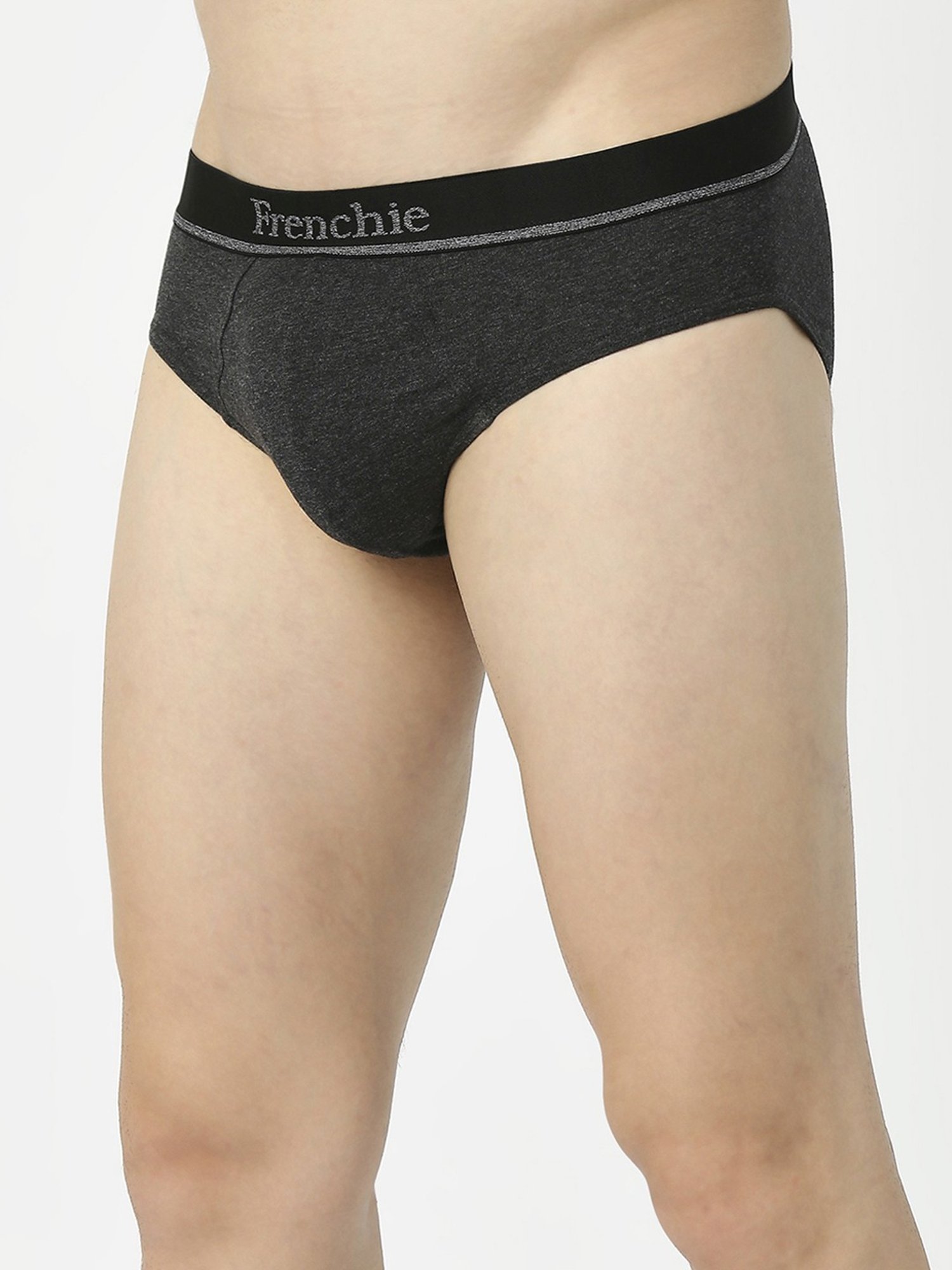 Frenchie Assorted Cotton Skinny Fit Briefs - Pack Of 2