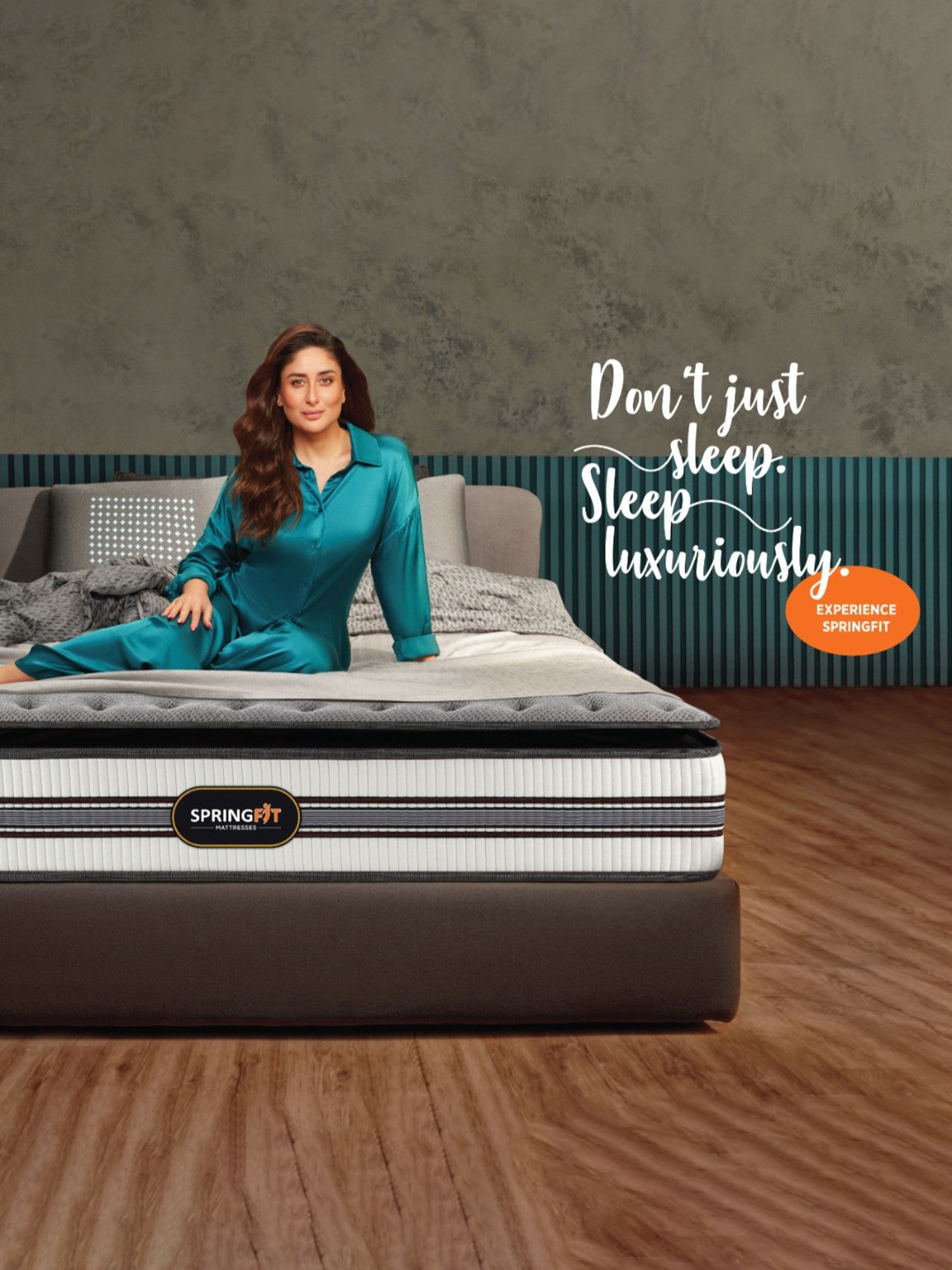 Duroflex Live-in Adapt Grey Foam New Gen Smart Design Flippable Adjustable Double Mattress