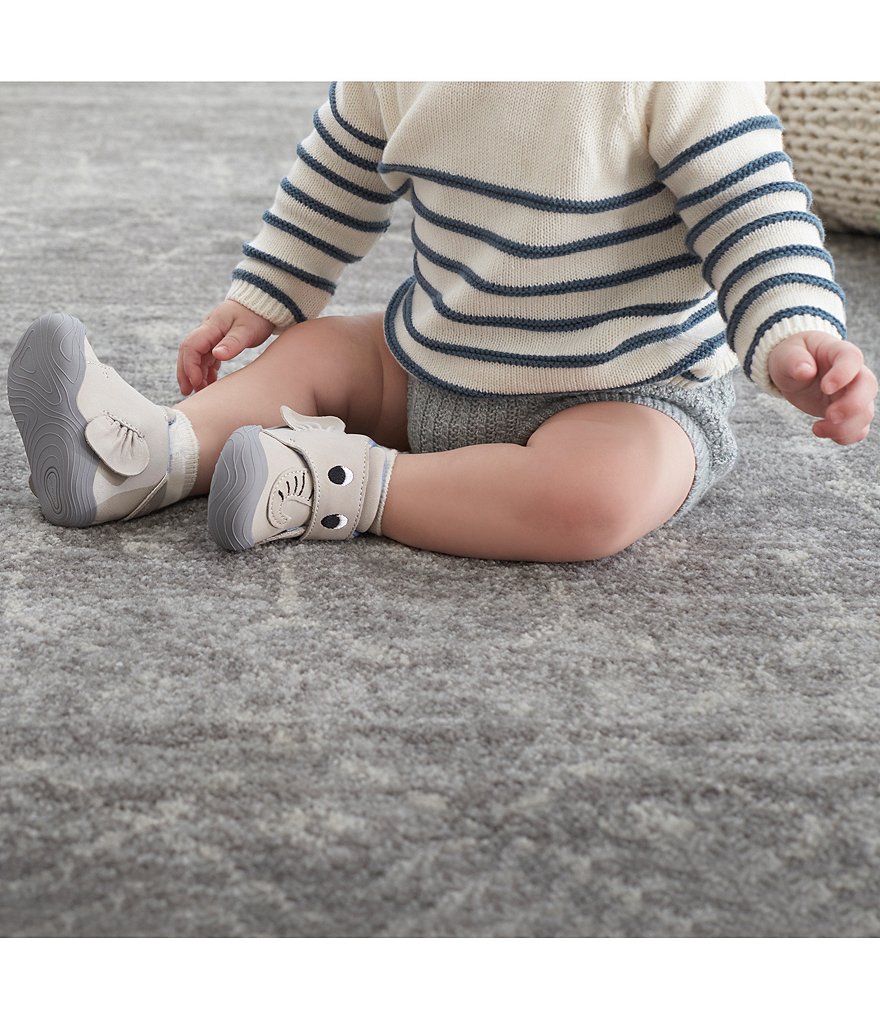 Stride Rite Kids' Campbell Leather Elephant Crib Shoes (Infant)
