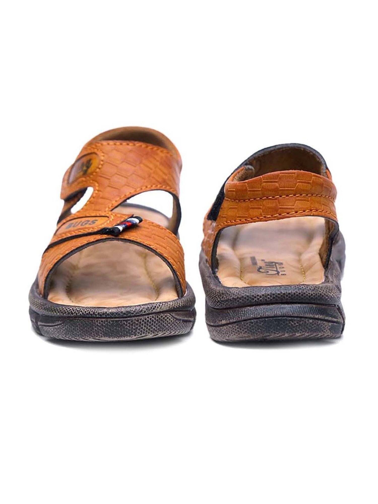 Tiny Bugs Kid's Tan Ankle Strap Sandals