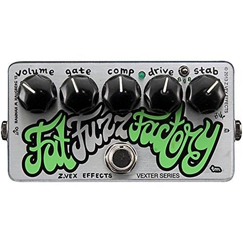 zvex effects fat fuzz factory germanium fuzz guitar/bass pedal