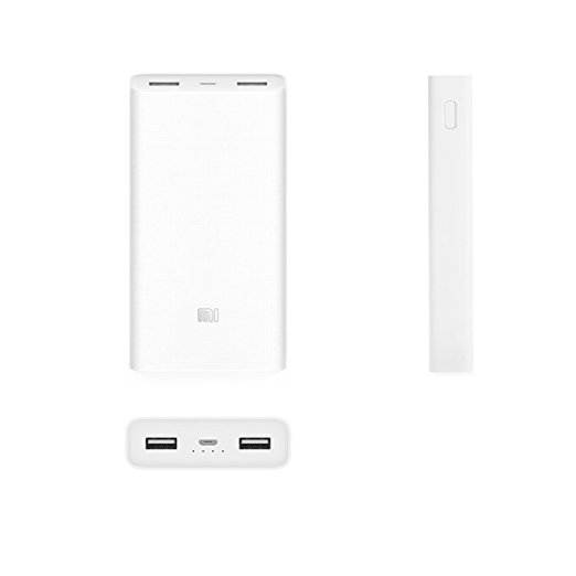 Original Xiaomi Power Bank QC3.0 Powerbank 20000 mAh Power Bank Portable Charger Dual USB Quick Charge For iPhone Sumsung