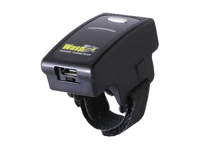 Wasp 633809004018 WRS100SBR Wearable 1D Ring Barcode Scanner,  Bluetooth 4.1 - Black
