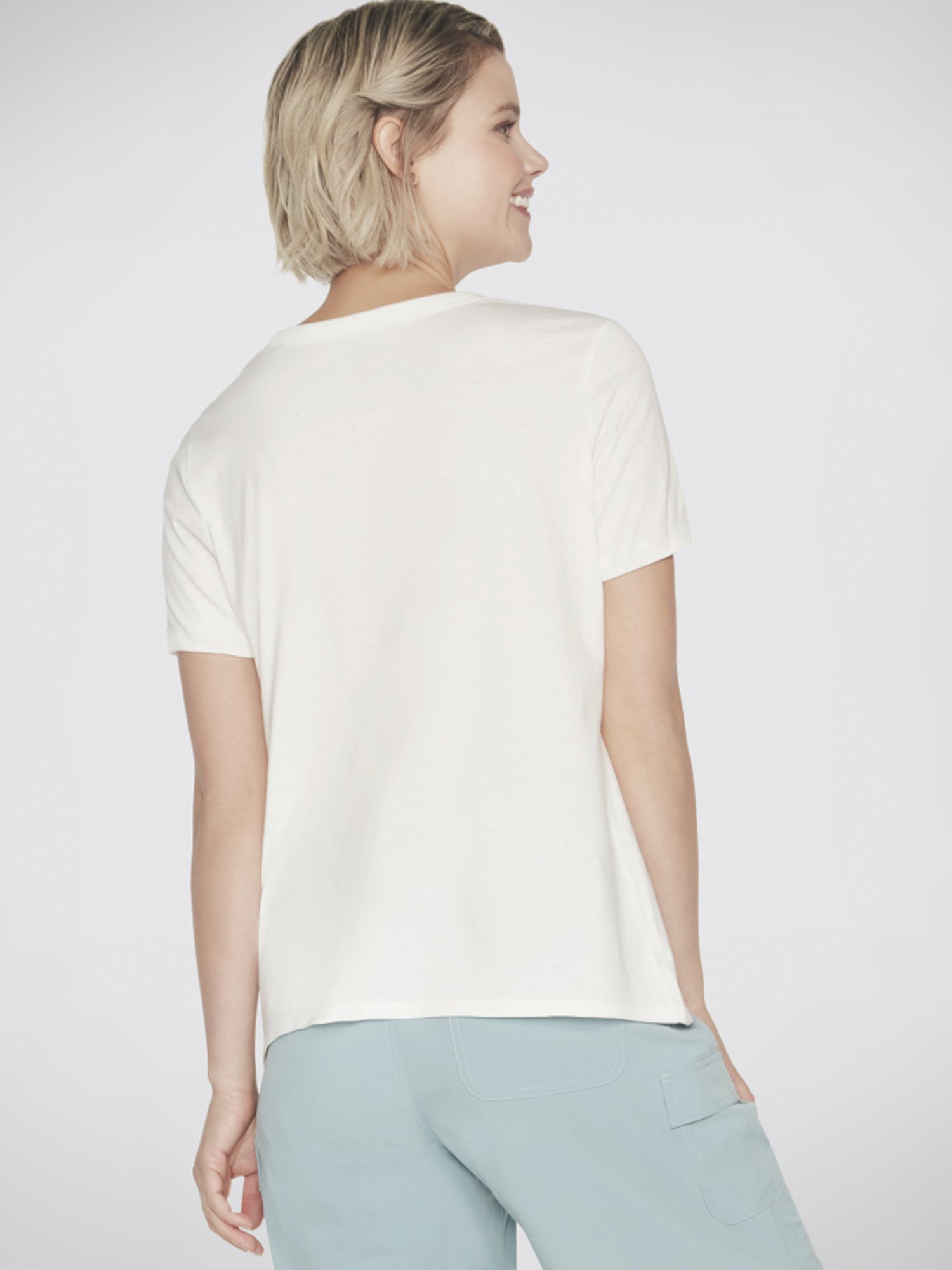 Skechers Cream Graphic Print T-shirt