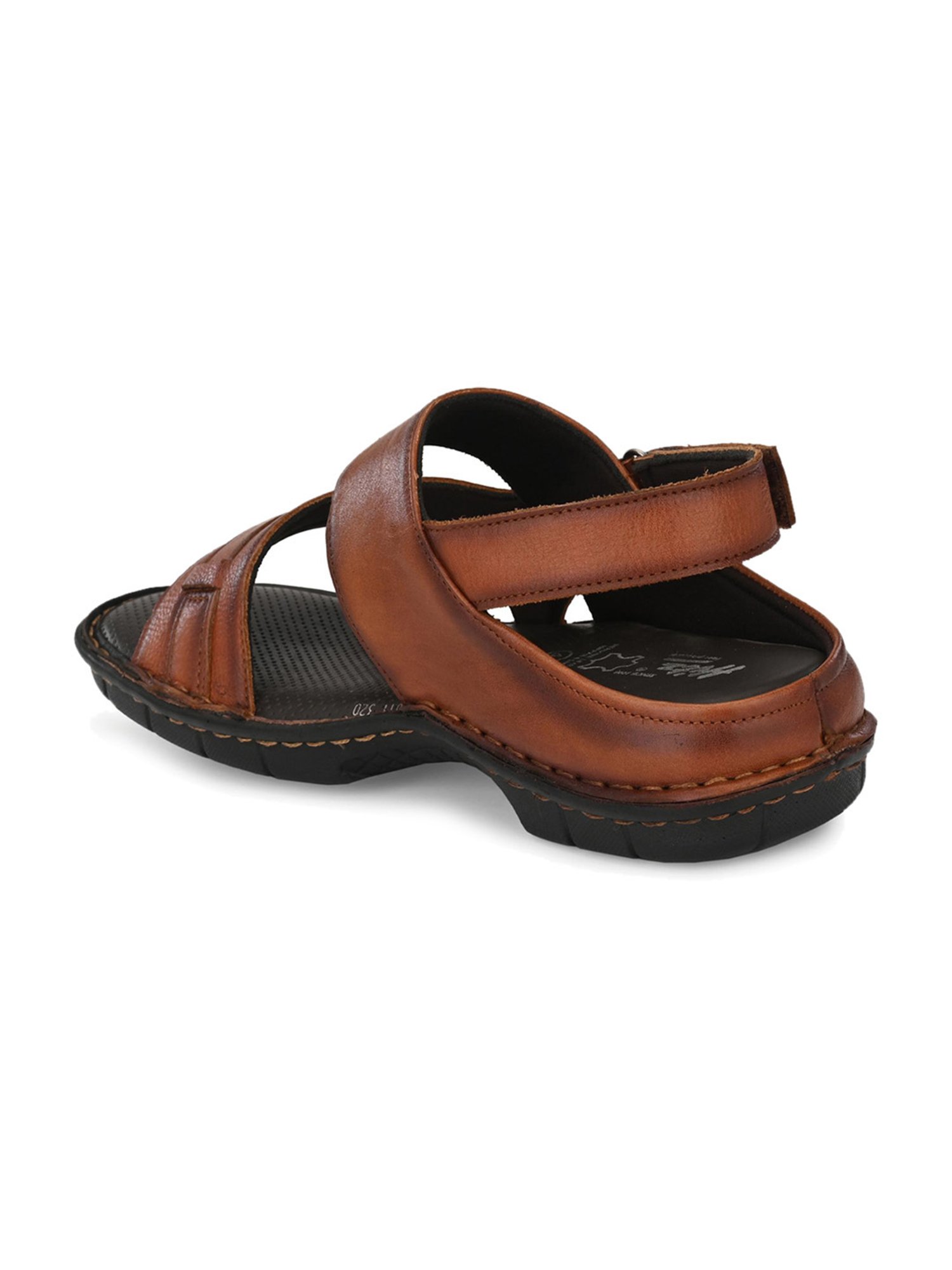 Hitz Men's Tan Back Strap Sandals