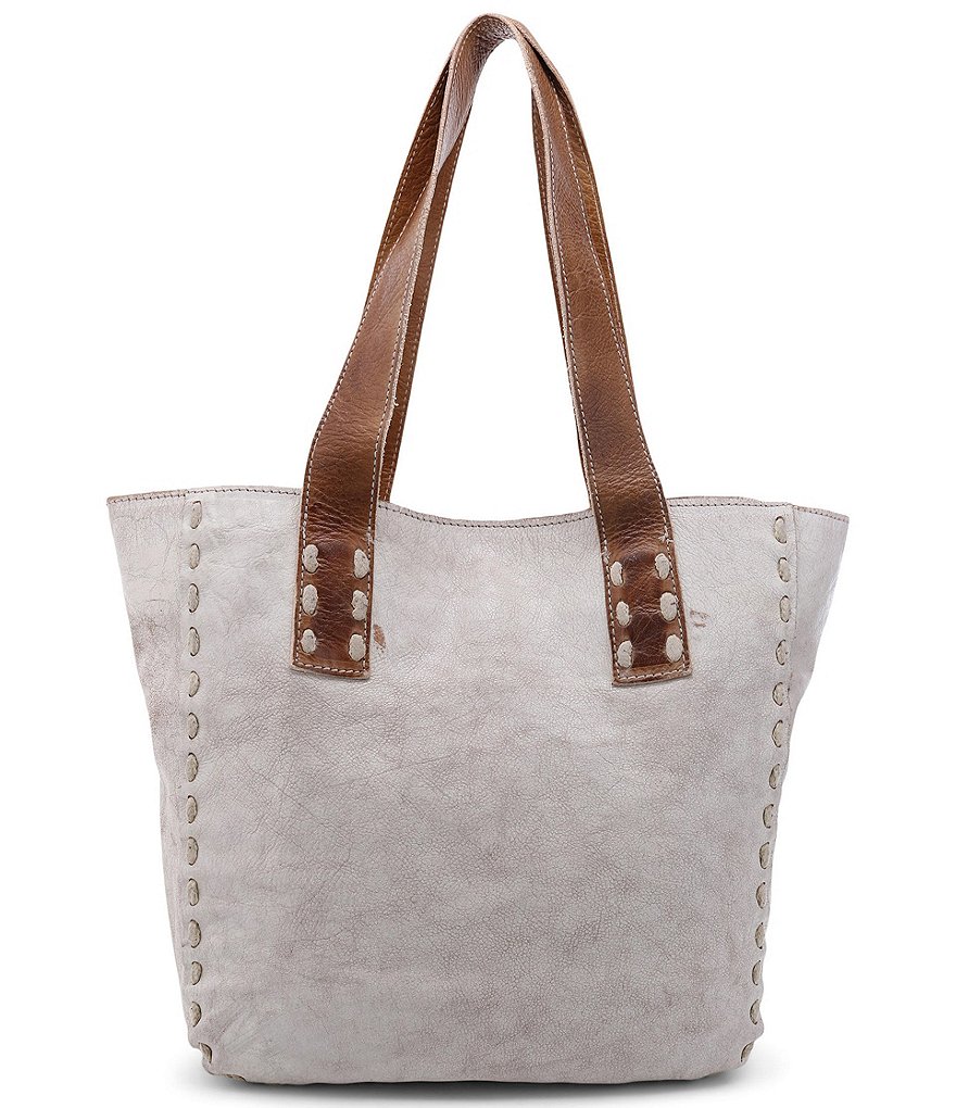 Bed Stu Stevie Leather Pick Stitch Tote Bag