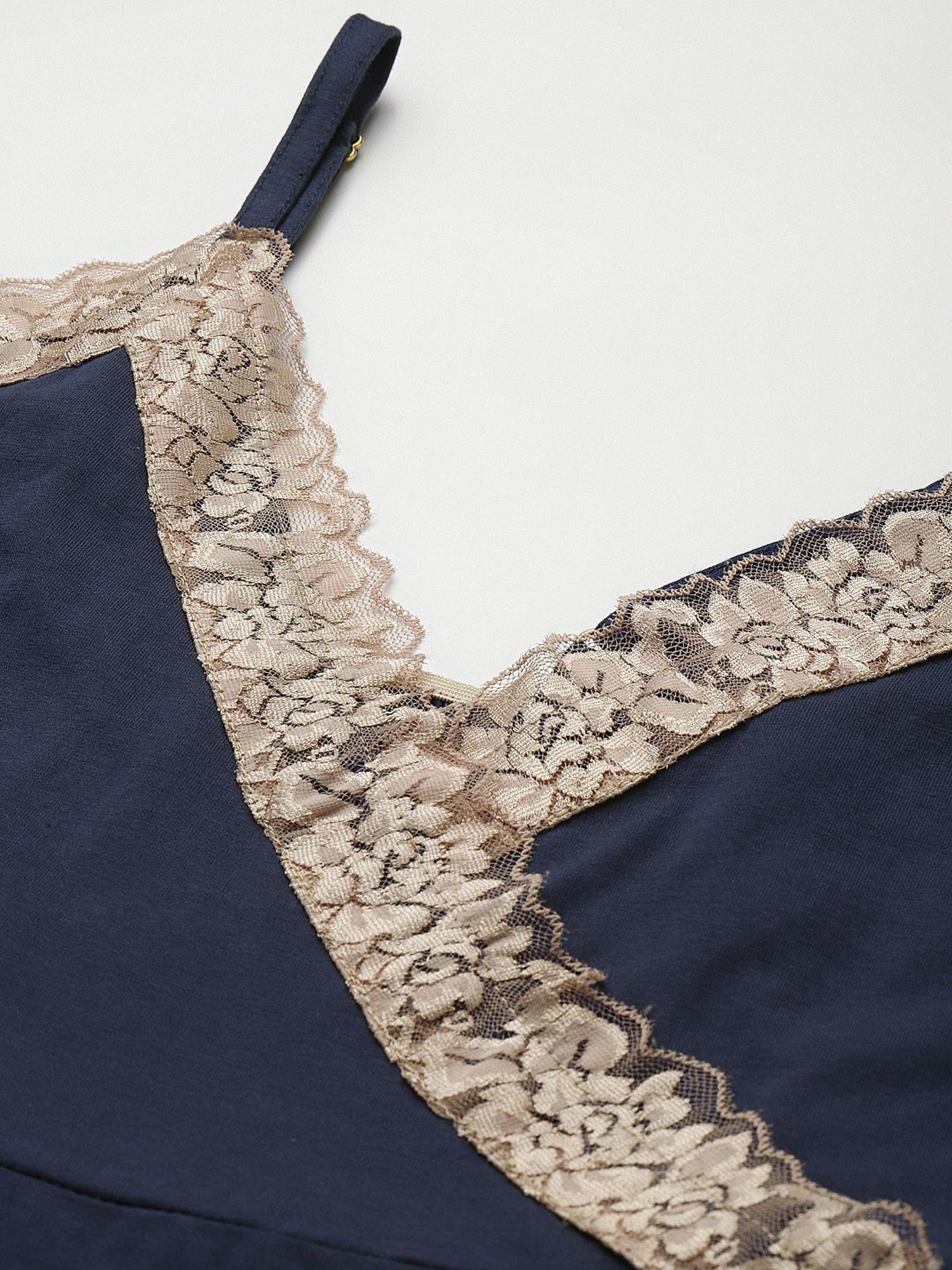 Ms.Lingies Blue Lace Work Nighty