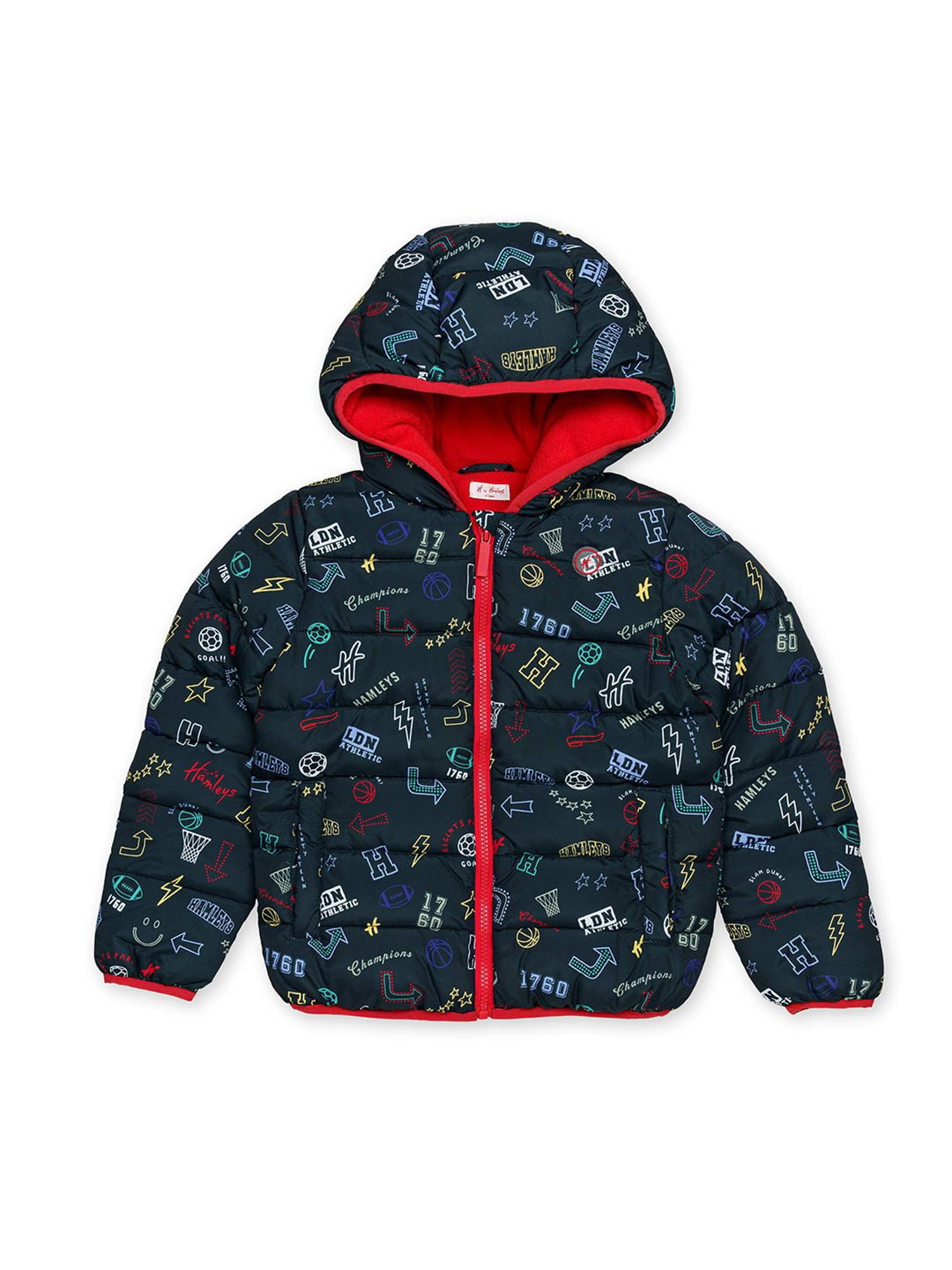 H by Hamleys Boys Multicolor Printed Full Sleeves Jacket