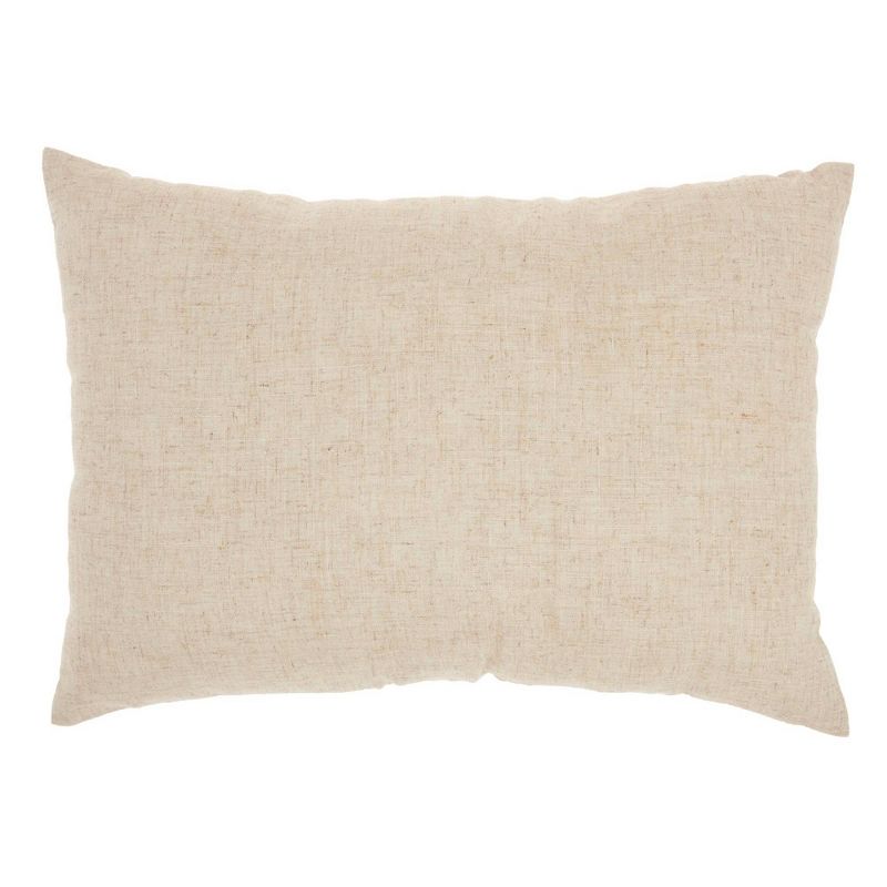 14"x20" Oversize Dog Silhouettes Lumbar Throw Pillow Natural - Kathy Ireland Home