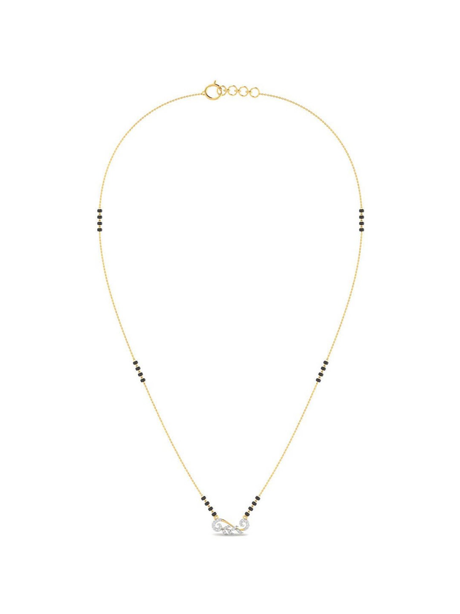 Waman Hari Pethe Jewellers 18k Gold & Diamond Mangalsutra for Women