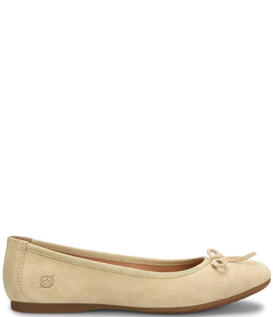 Born Brin Suede Leather Slip-On Flats