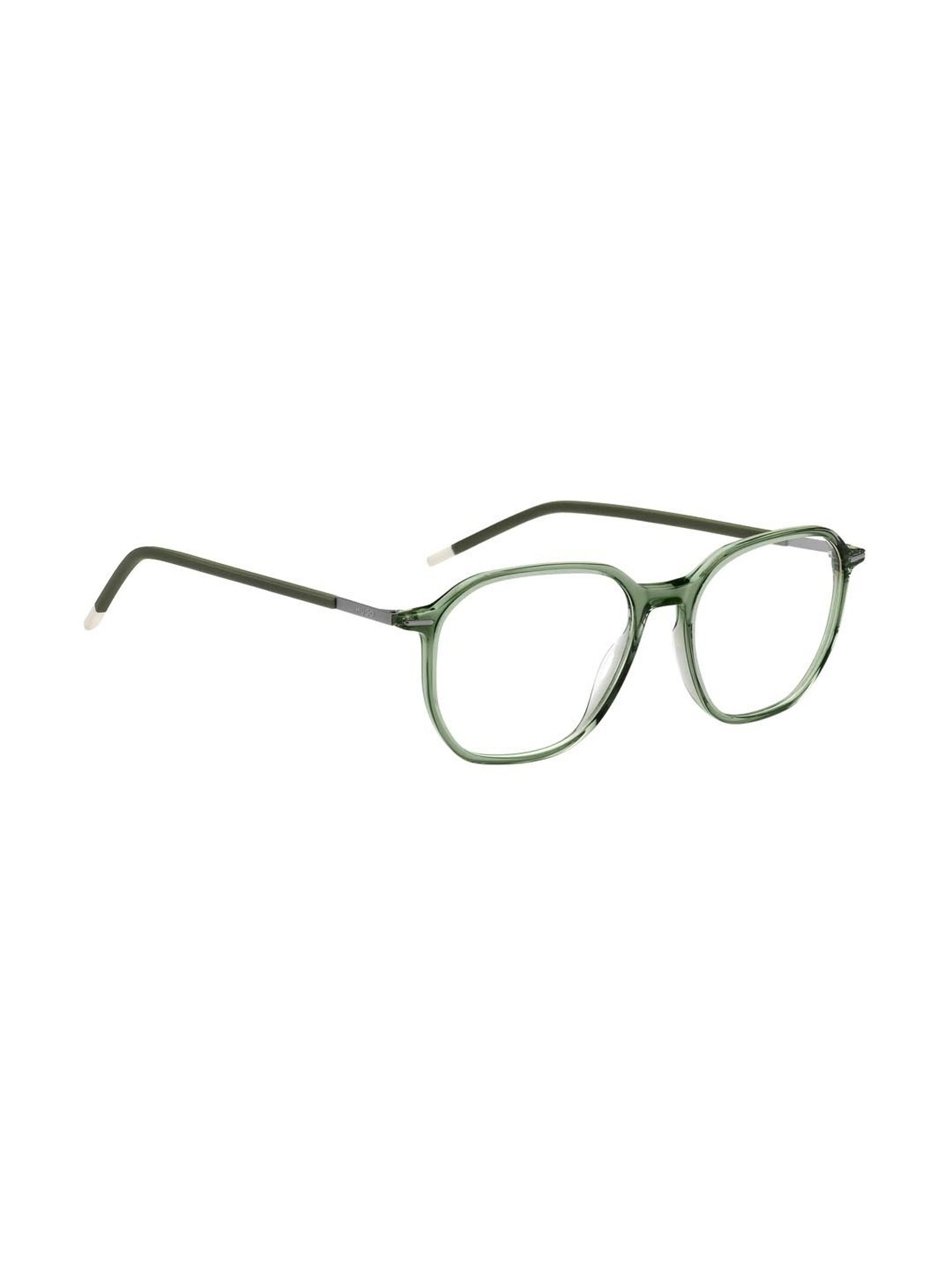 HUGO Green Geometric Eye Frames for Men