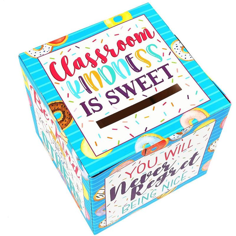 Blue Panda 51 Pieces Classroom Kindness Cards and Ballot Box (8 x 8 In)
