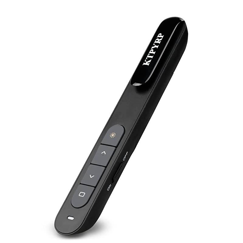 Wireless Presenter RF 24G Hz USB Remote Control Pen with Clip for Presentation