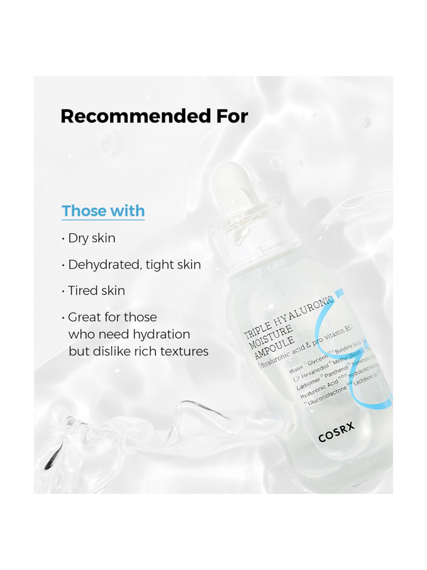 Cosrx Hydrium Triple Hyaluronic Moisture Ampoule  - 40 ml