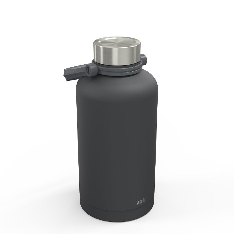 Zak Designs! 64oz Double Wall Stainless Steel Growler - Dark Gray