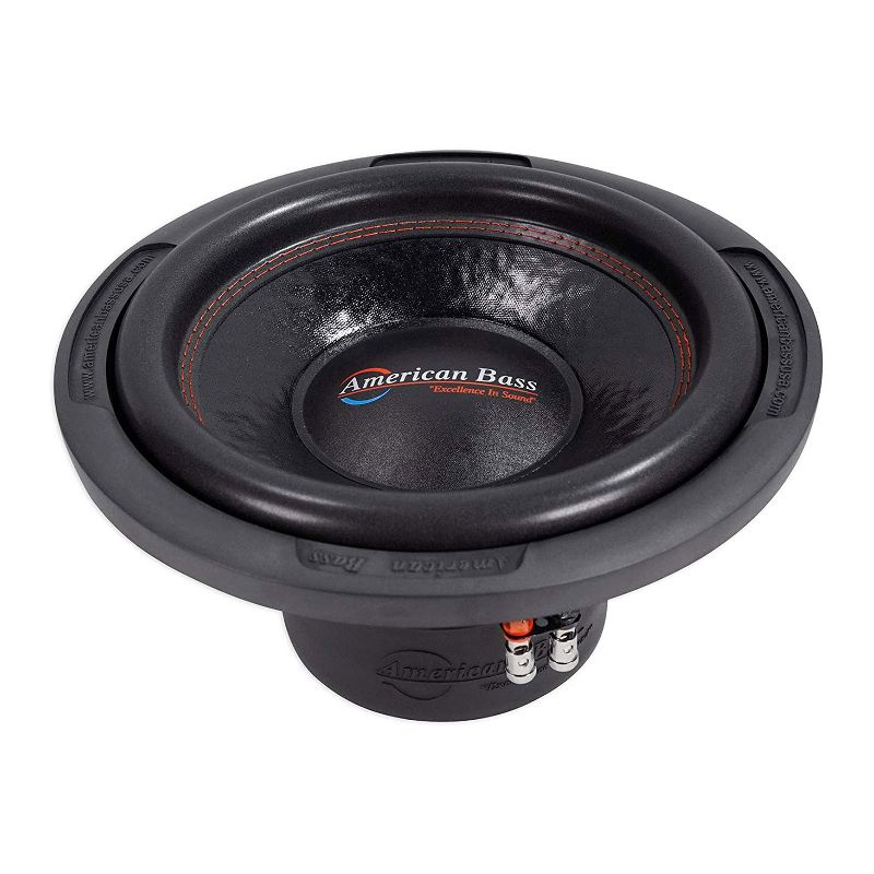American Bass XD 1244 12 Inch Dual 4 Ohm Voice Coil 1000 Watt Max Power Subwoofer Speaker with 120 Ounce Magnet and Push Terminals