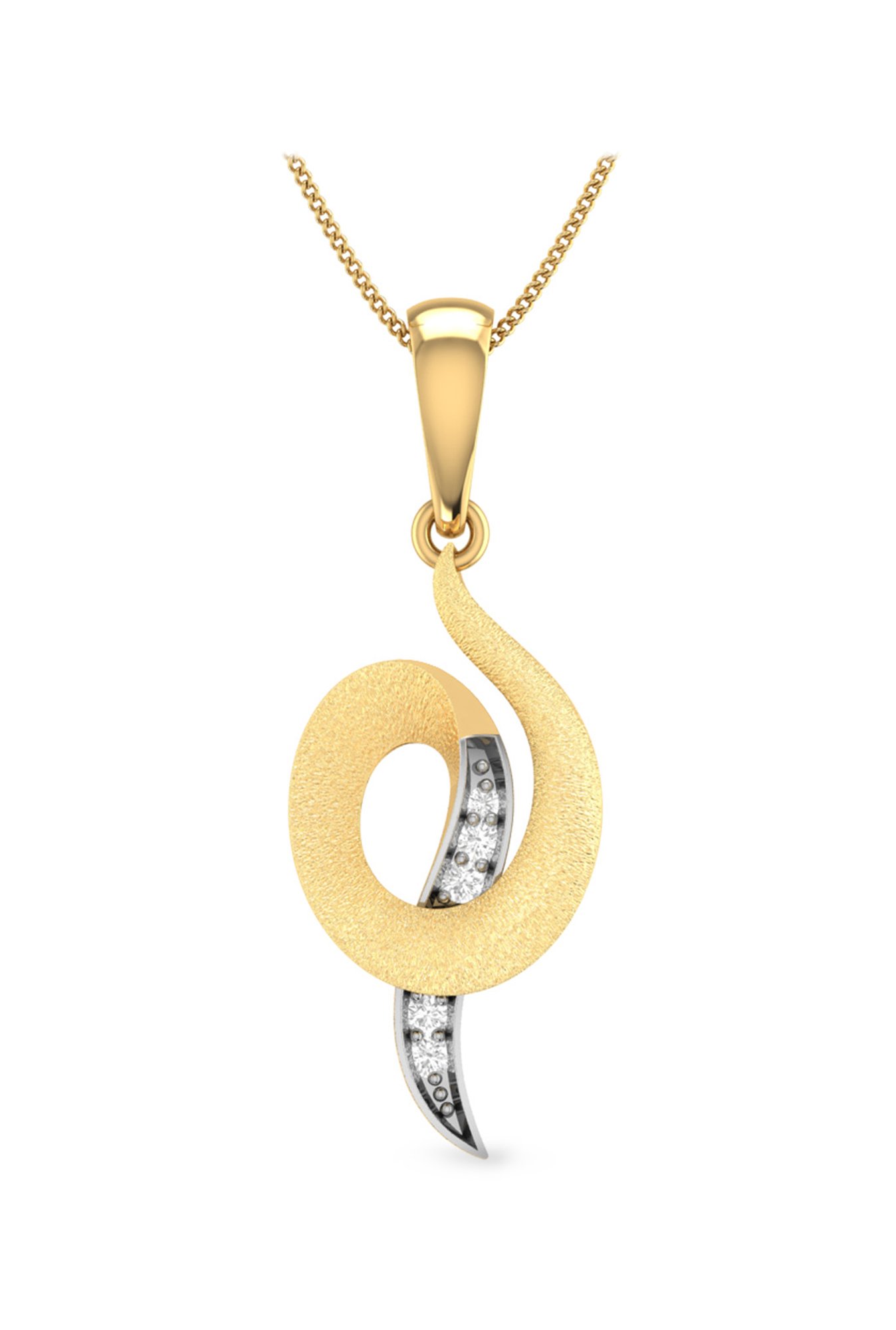 PC Jeweller Crowley 22 kt Gold Pendant without Chain