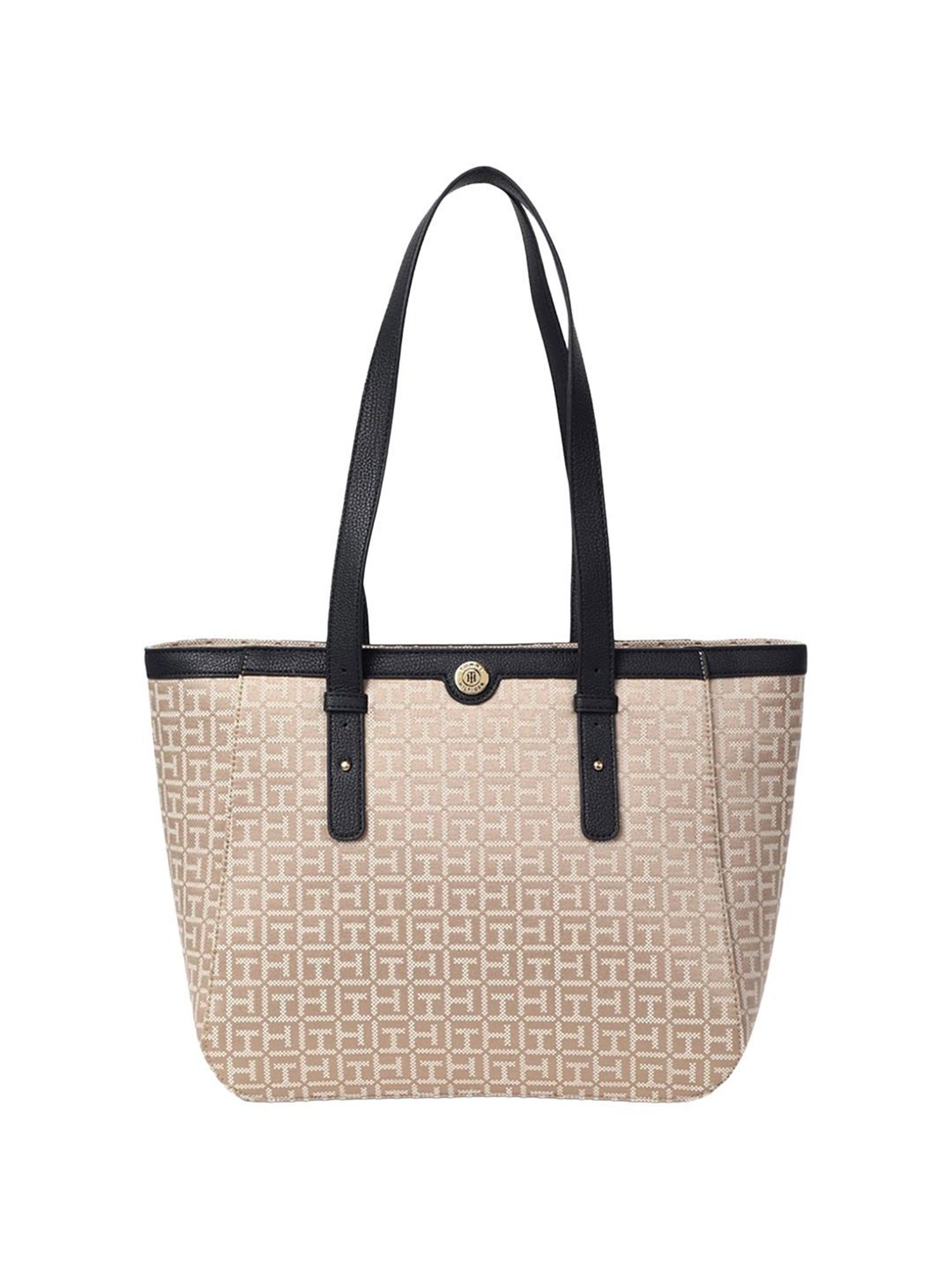 TOMMY HILFIGER Beige WILDER II Logo Shoulder Bag