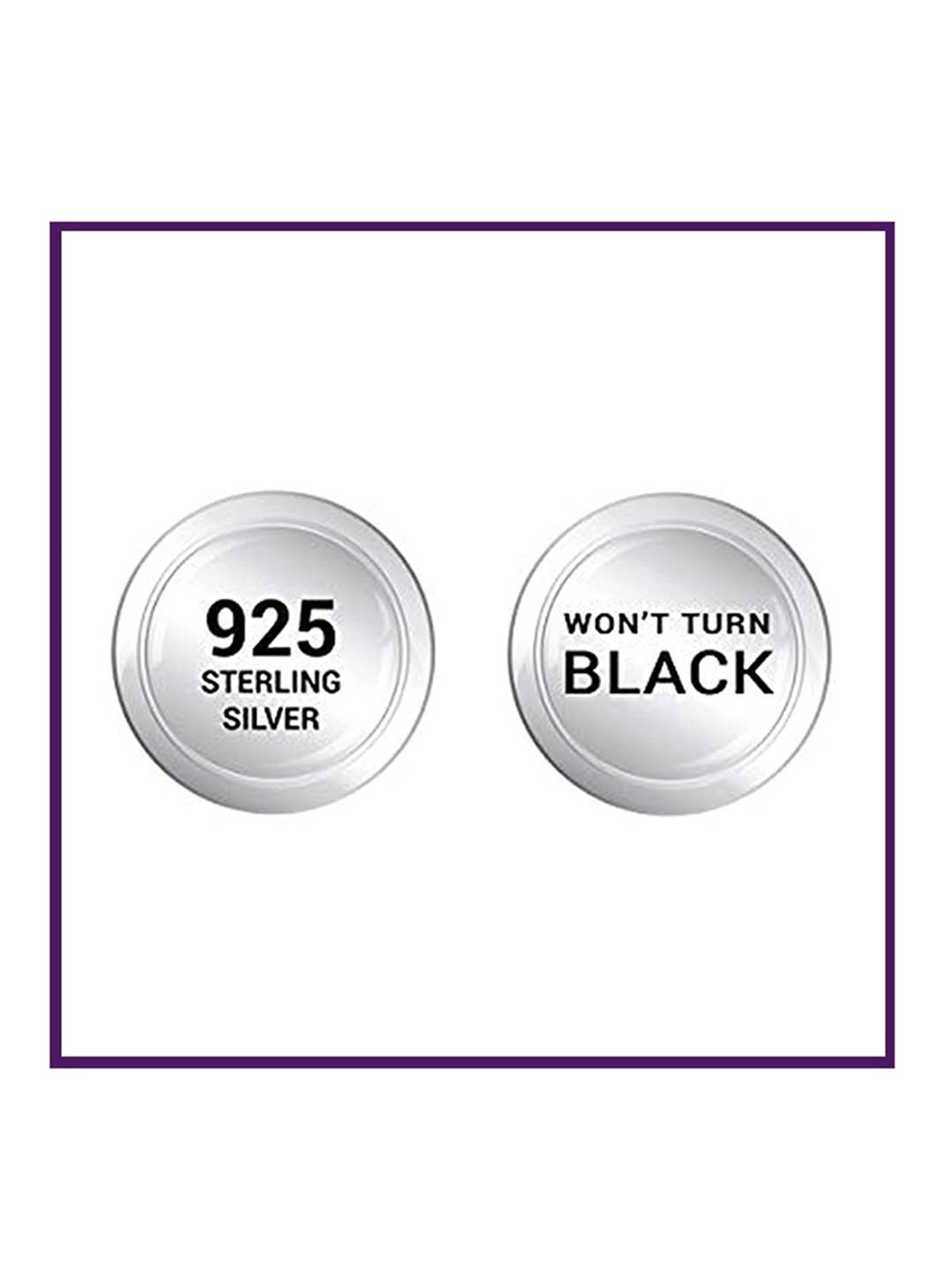 925 Silver AAA Grade American Diamond Designer Stud Earrings for Women & Girls