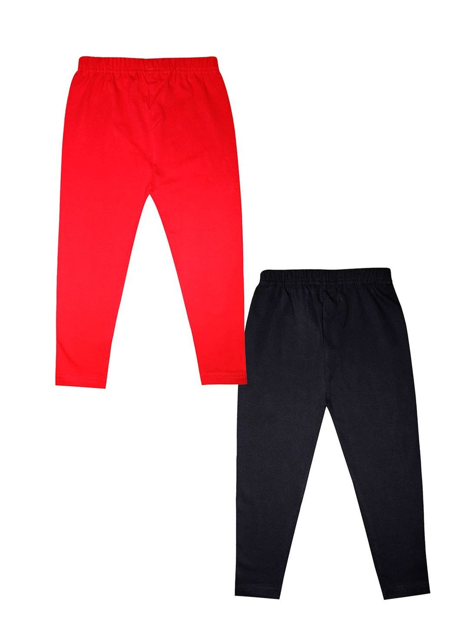 Pantaloons Junior Pink Cotton Embellished Leggings