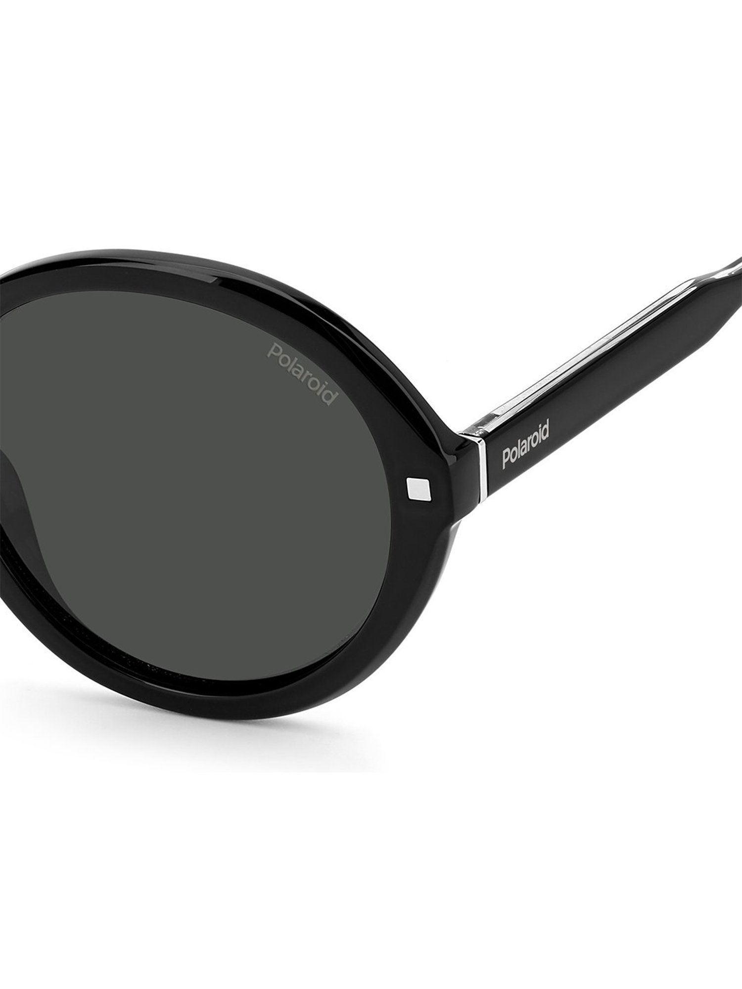 Polaroid Grey Oval Sunglasses for Women