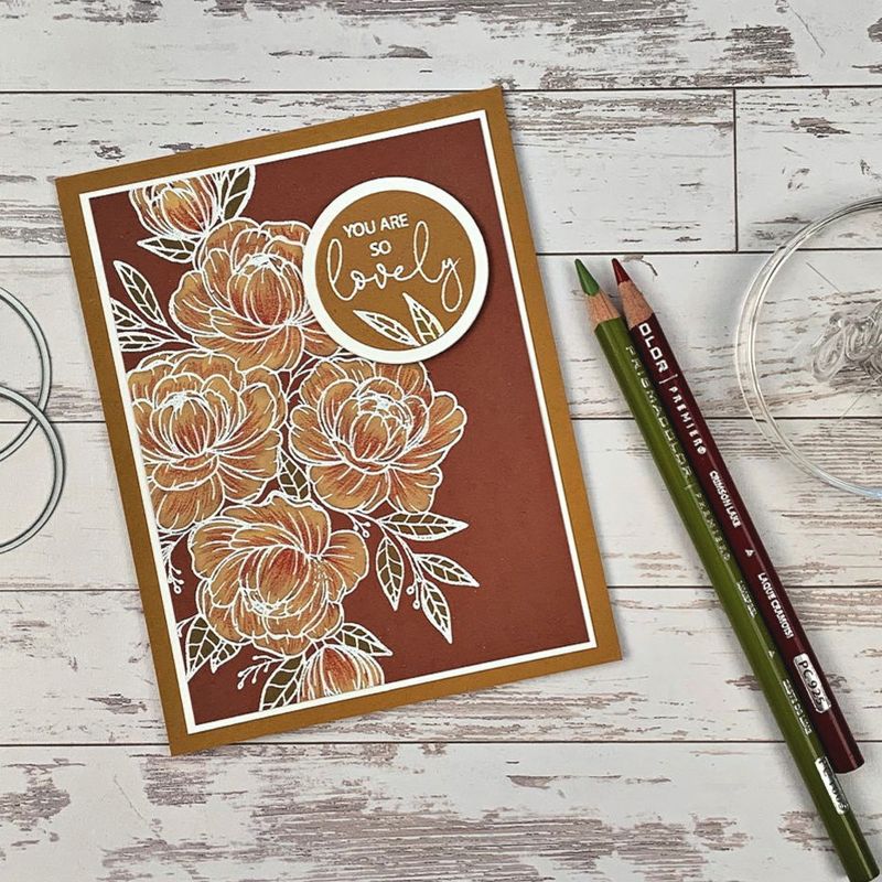 Hero Arts + Gina K 6"X8" Stamp Set-Friendship Blooms