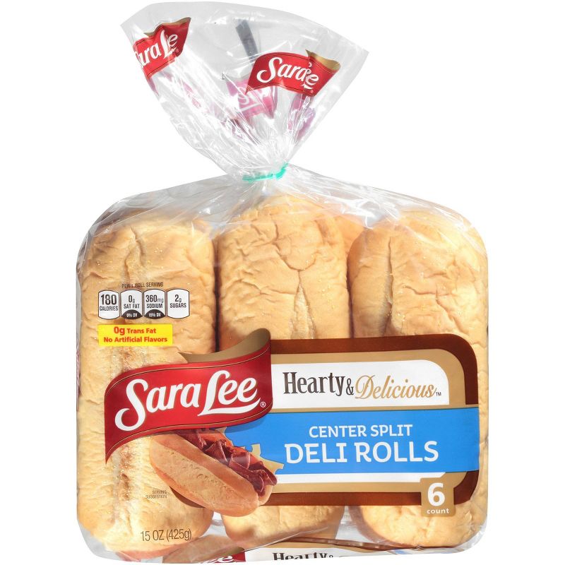 Sara Lee Deli Steak Roll White - 6ct