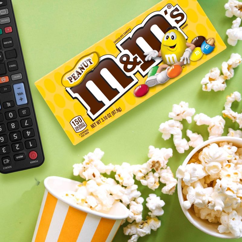 M&M's Peanut Milk Chocolate Candies - 3.1oz