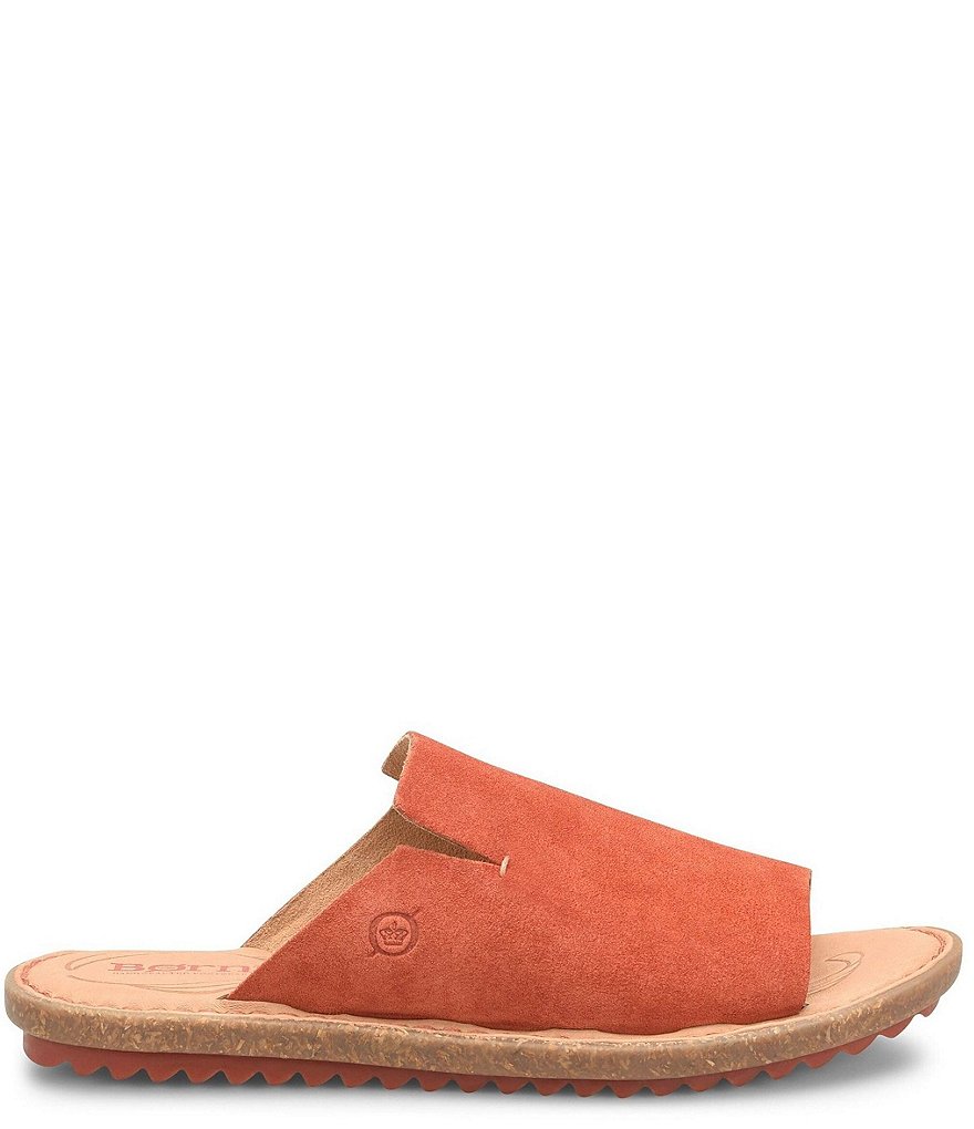 Born Mesilla Suede Leather Slide-On Sandals