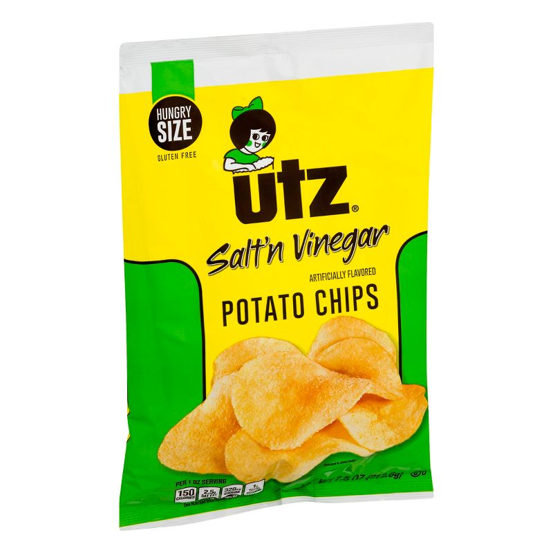 Utz Salt & Vinegar Potato Chips - 7.5oz