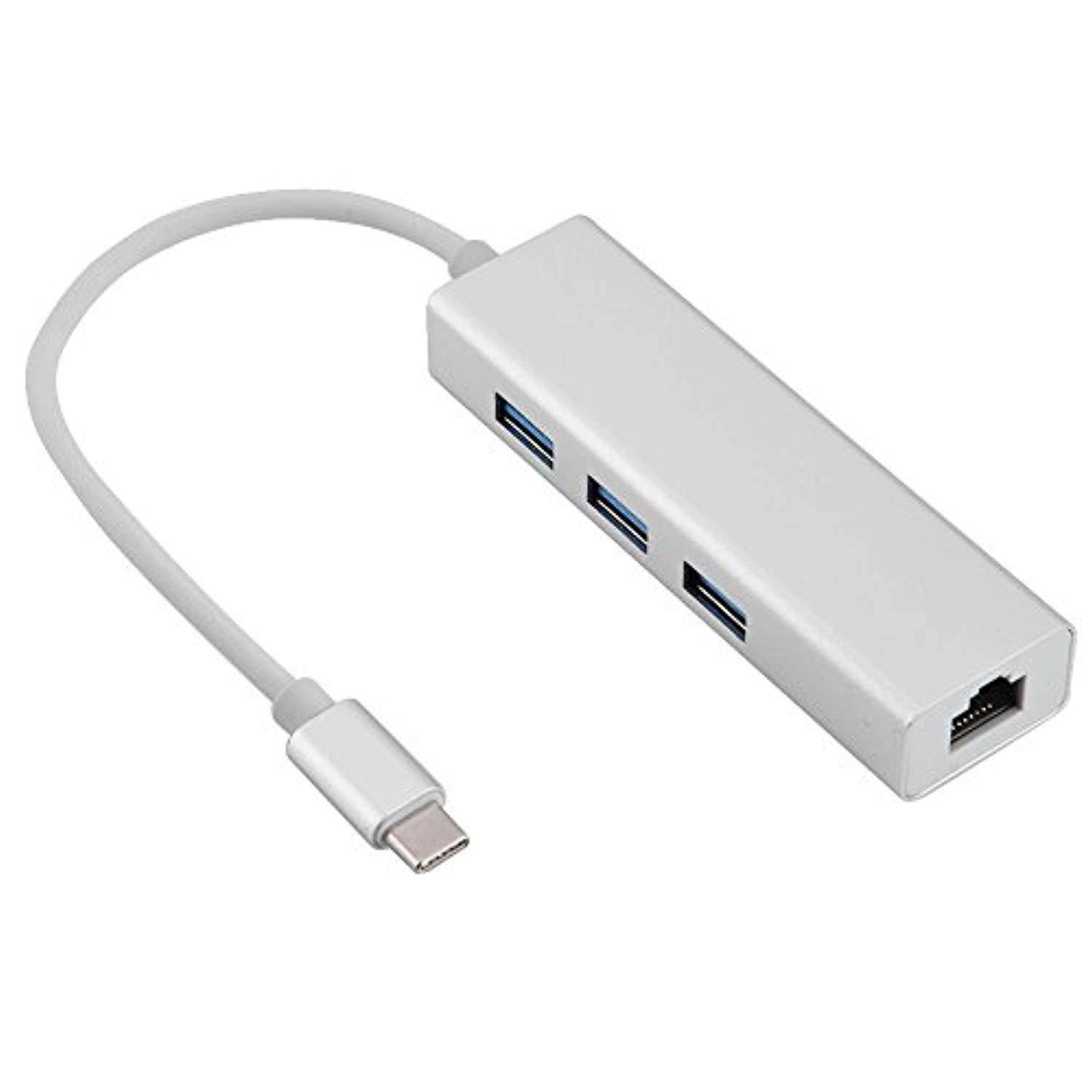dm usb c to ethernet adapter usb-c hub adapter hdmi 4k usb 3.0 to rj45 gigabit ethernet lan network adapter support win8win8.1w