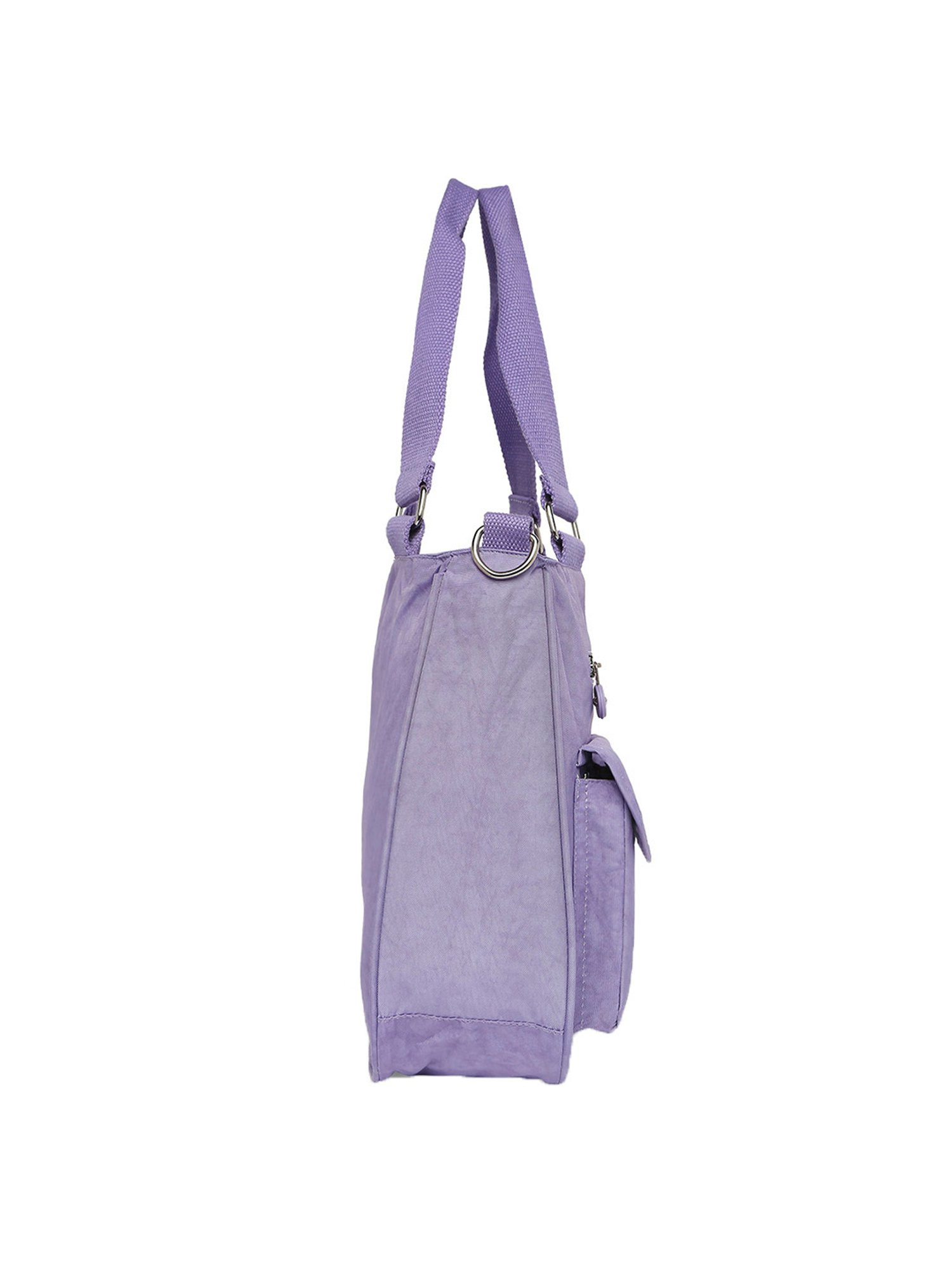 Baomi Purple Solid Medium Shoulder Bag