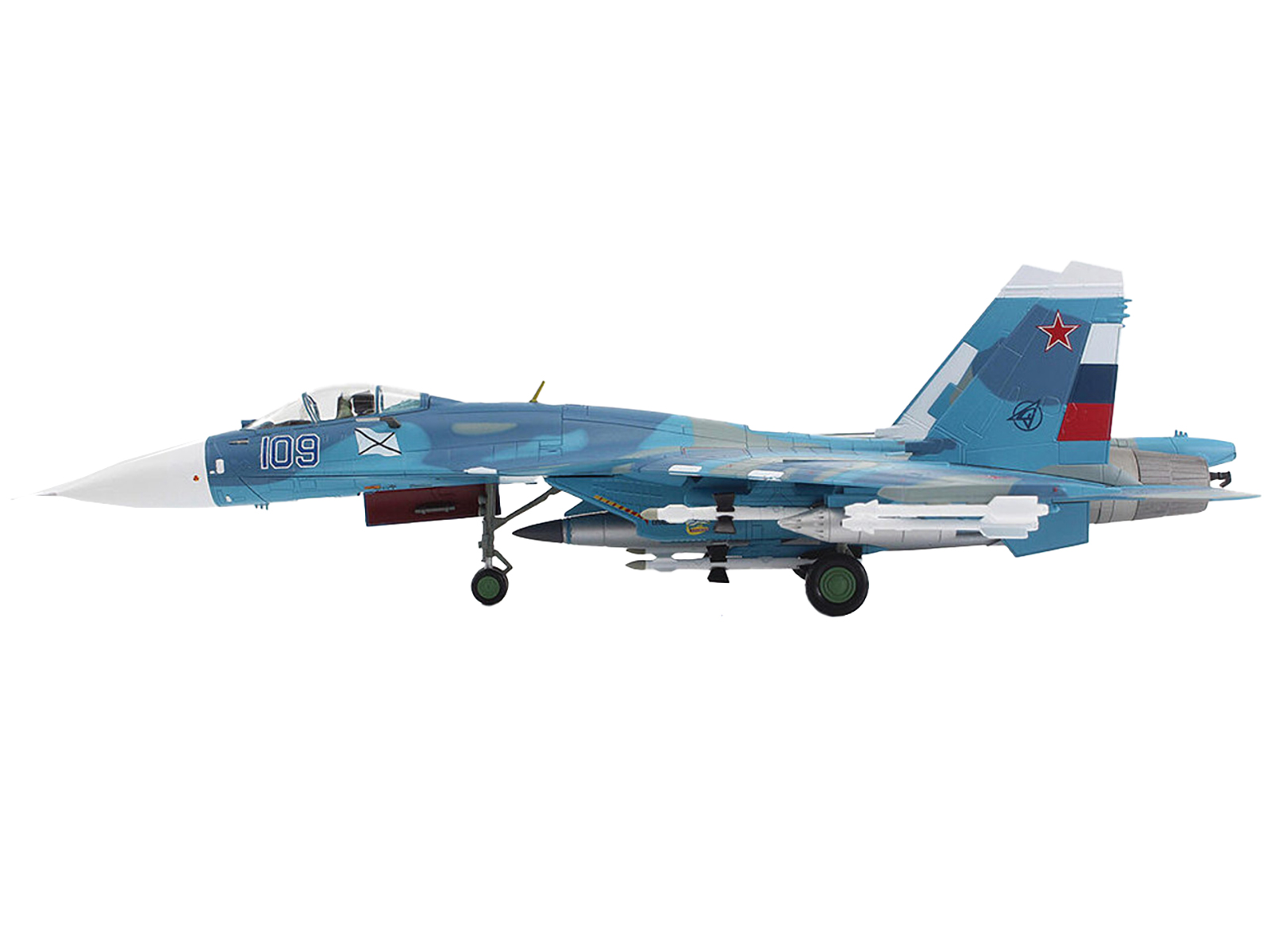 Sukhoi Su-24M Fencer-D Bomber Aircraft "Ukraine War" (2023) Ukrainian Air Force 1/72 Diecast Model by JC Wings