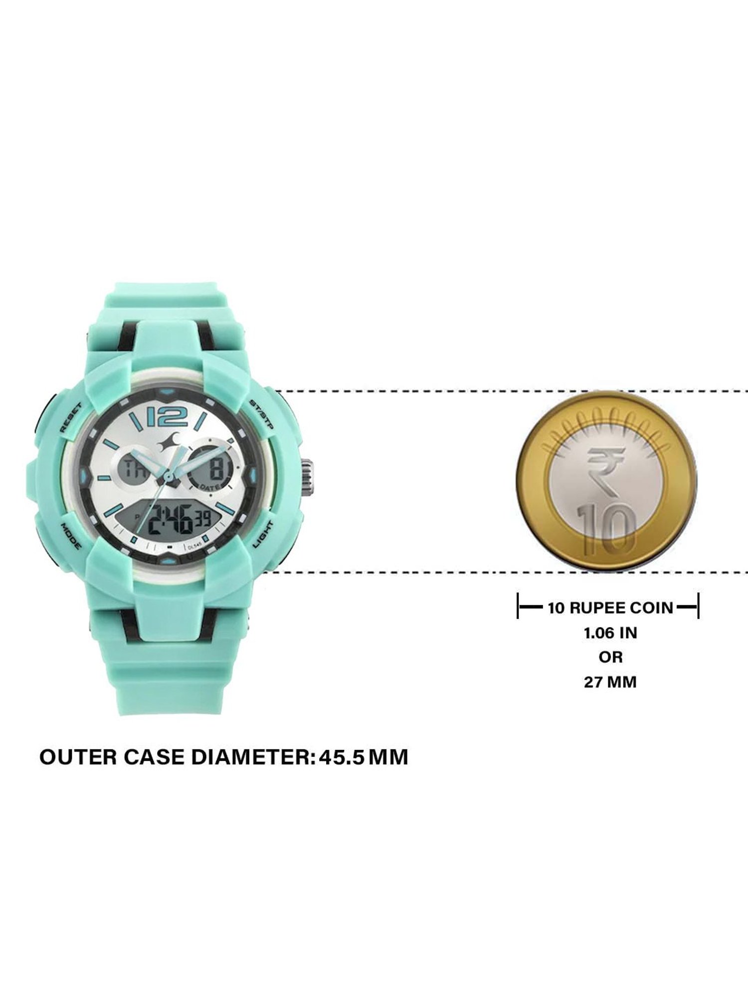 Fastrack NP68016PP02 Street Line Analog-Digital Watch for Women