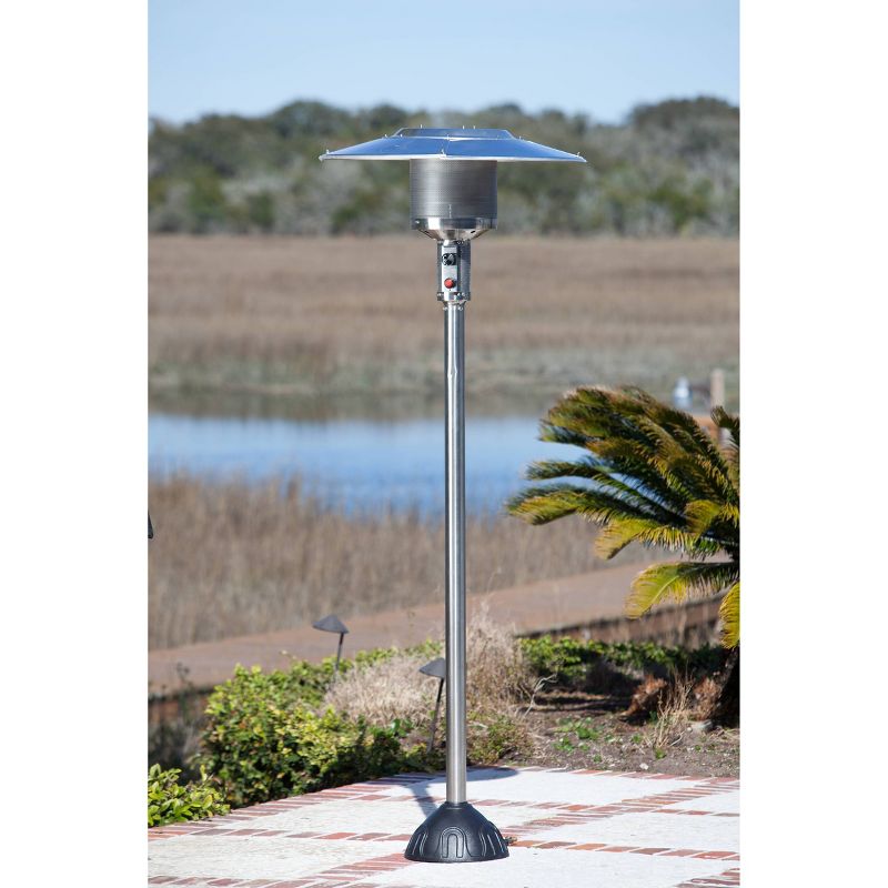 Natural Gas Patio Heater Stainless Steel - Fire Sense