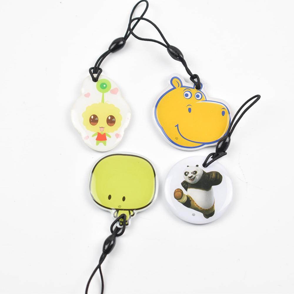 10 pcs/lot  125Khz RFID Writable Epoxy Hang Tag T5577 EM4305  Rewritable Proximity Access control ID Card For RFID Copier