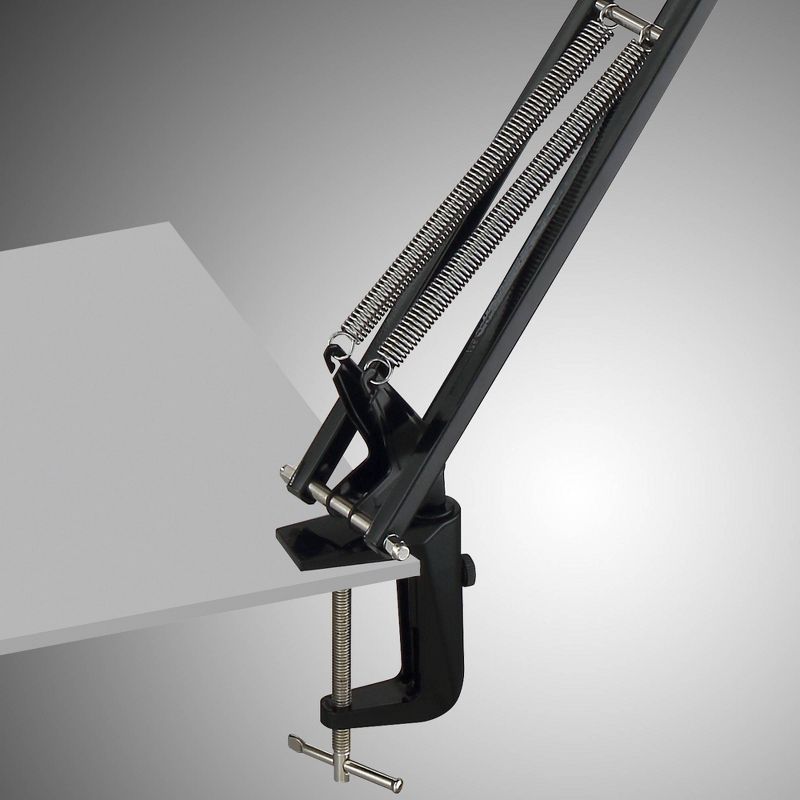 Magnify Lite Desk Lamp Black (Includes LED Light Bulb) - Lite Source