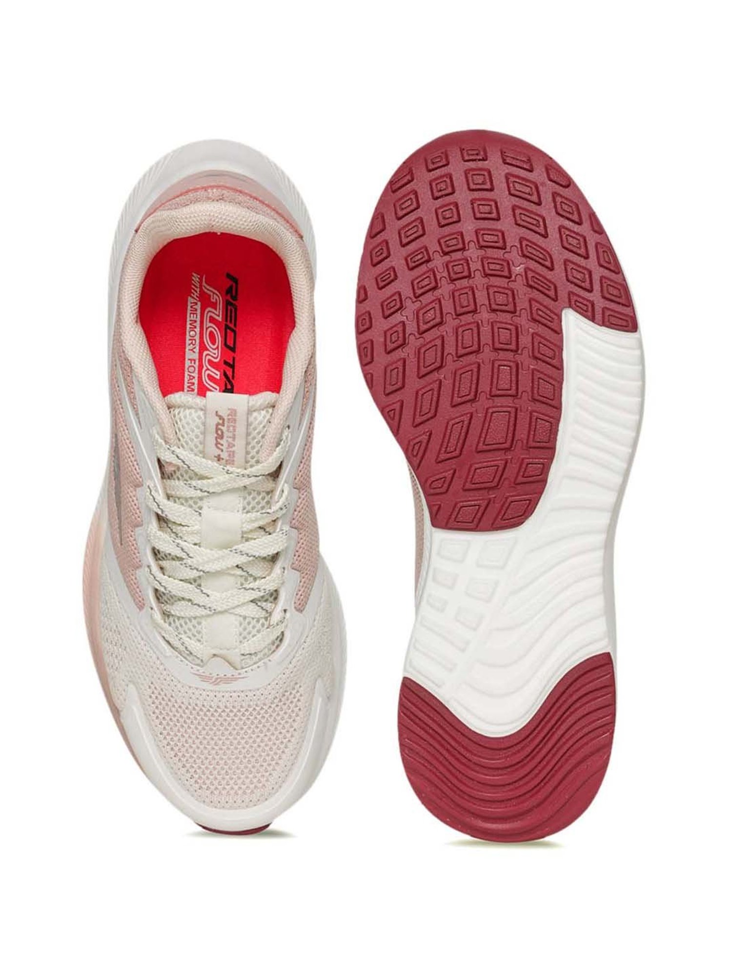 Red Tape Women's Cream Walking Shoes