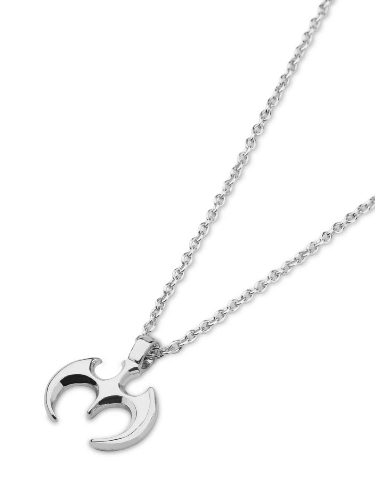 The Bro Code Silver-Plated Bat Man Pendant Necklace for Men