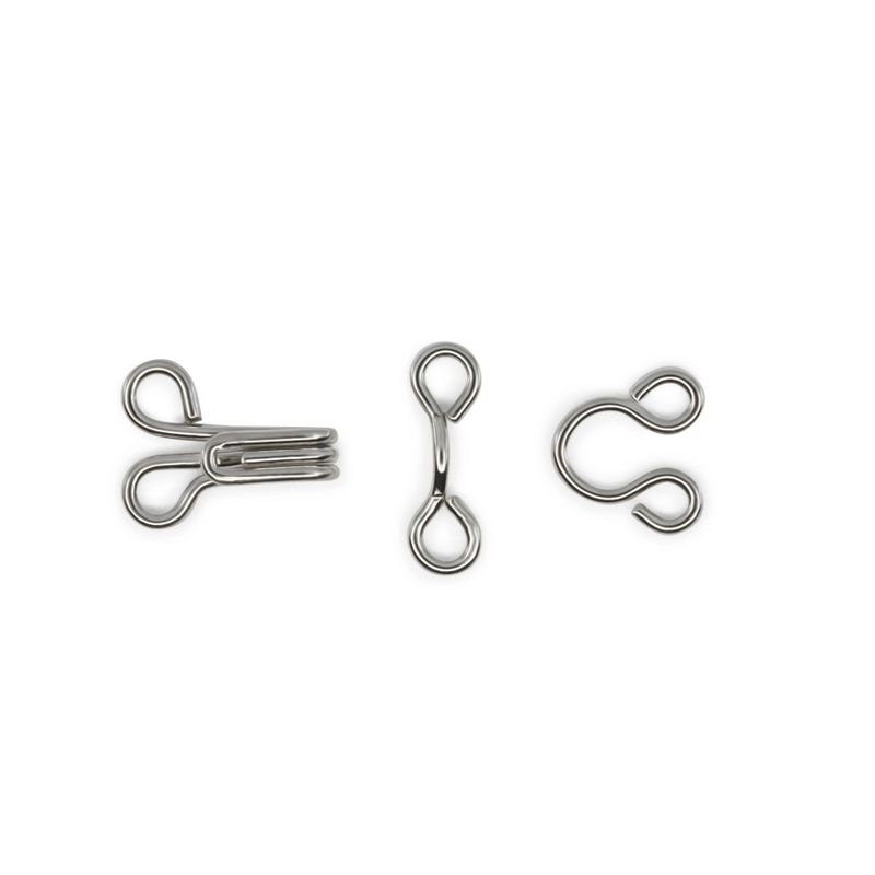 Dritz 96ct Hooks & Eyes Nickel