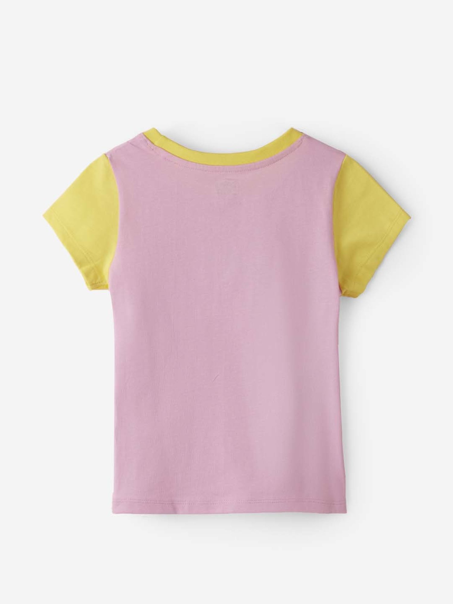 The Souled Store Kids Pink & Yellow Cotton Printed Looney Tunes T-Shirt Set